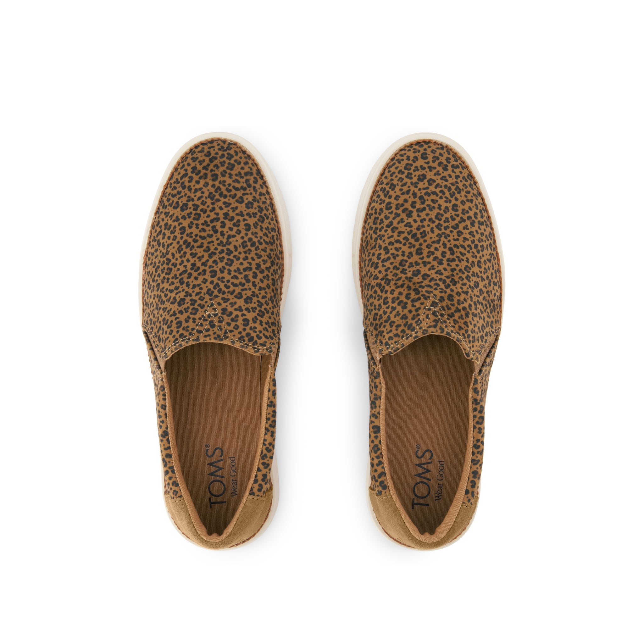Womens Emily Slip On Sneaker Toffee Leopard Print - Image 6