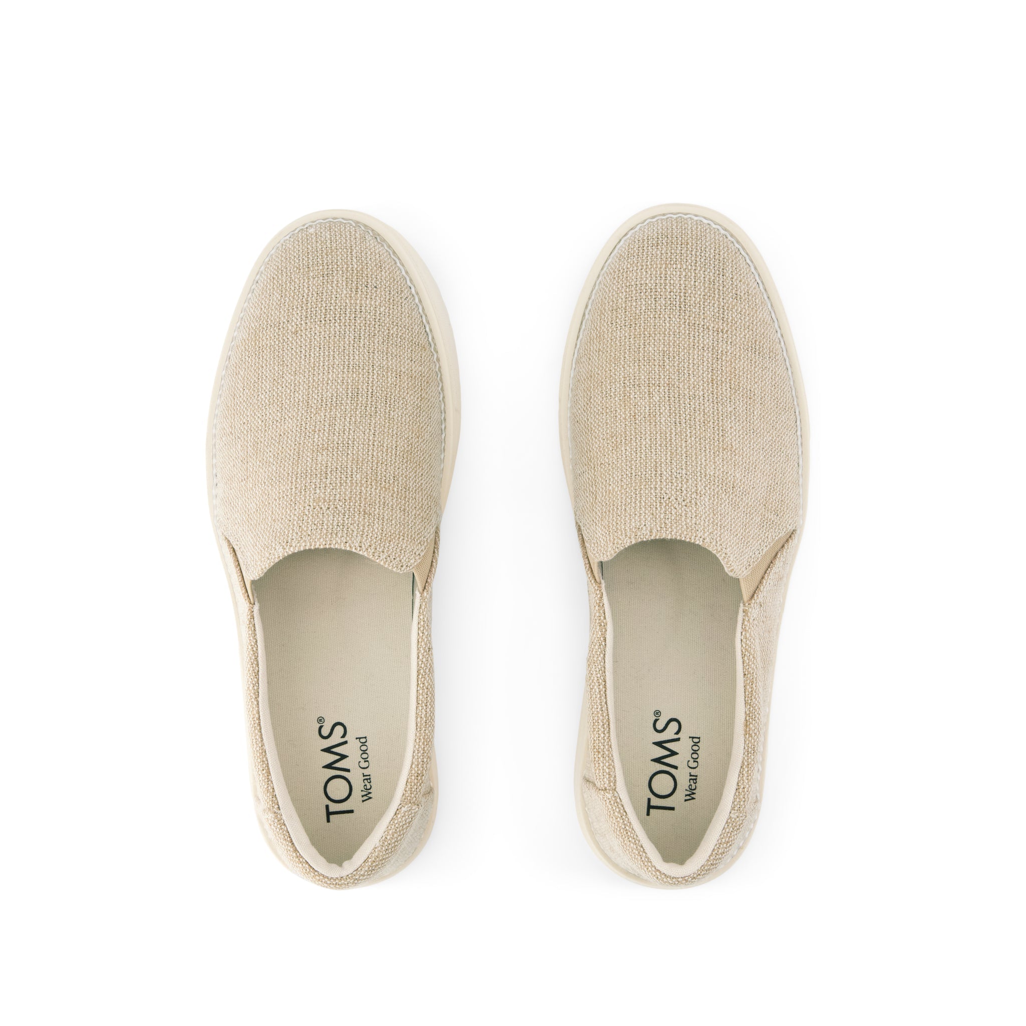 Womens Emily Slip On Sneaker Natural Undyed Heritage Canvas - Image 5