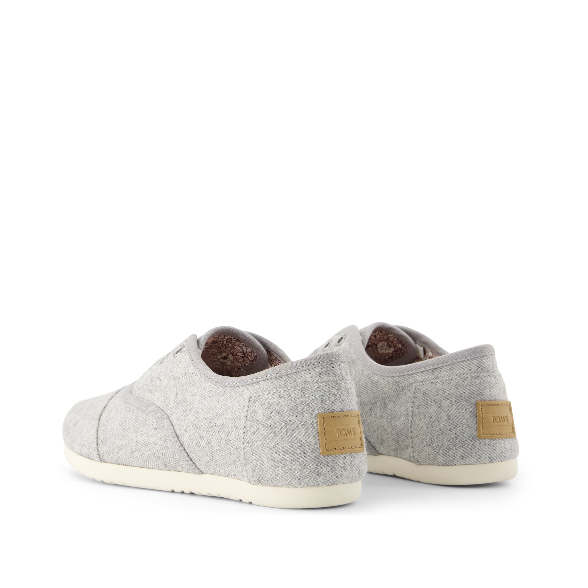 Womens Cordones Plus Sneaker Light Grey Heritage Herringbone - Image 4
