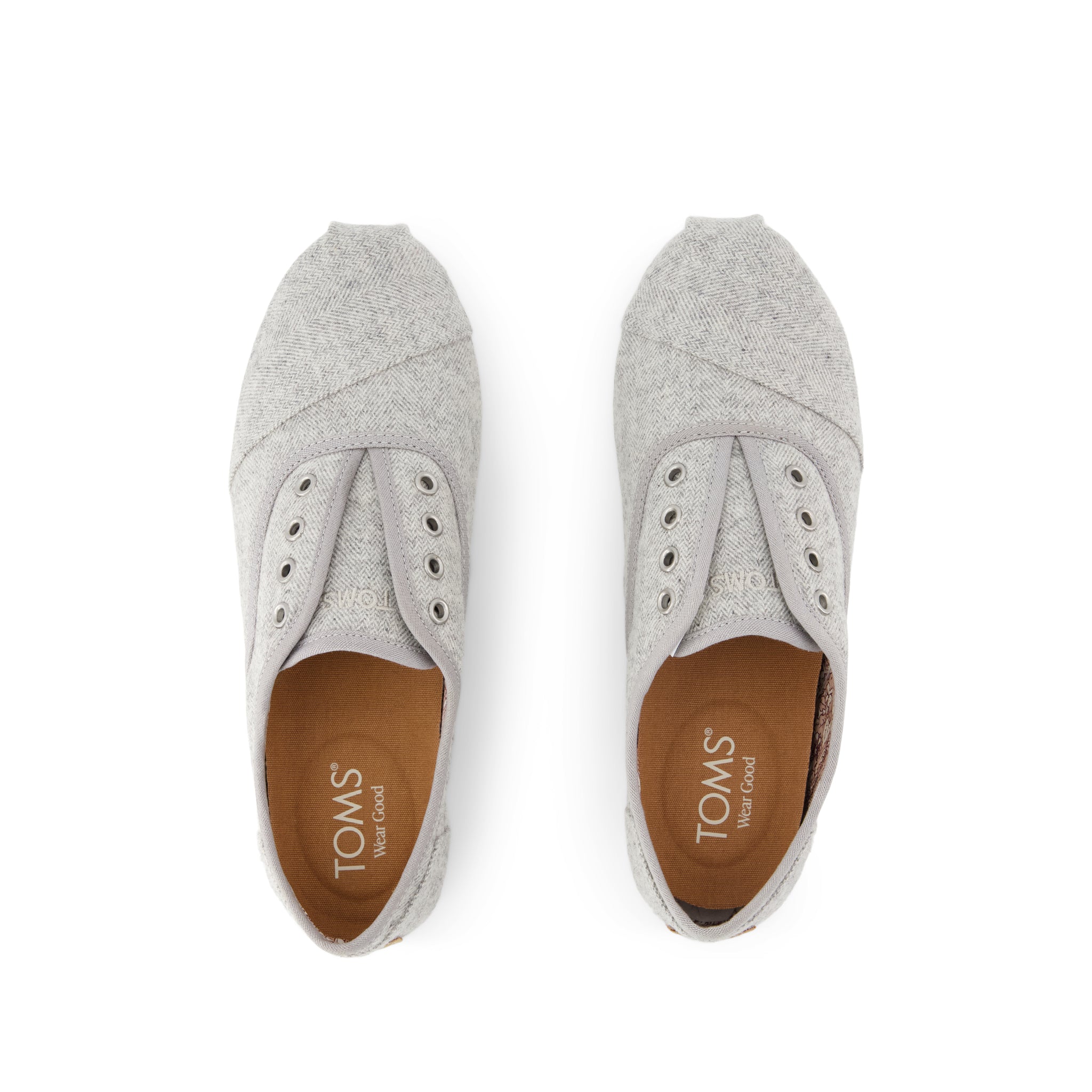 Womens Cordones Plus Sneaker Light Grey Heritage Herringbone - Image 6