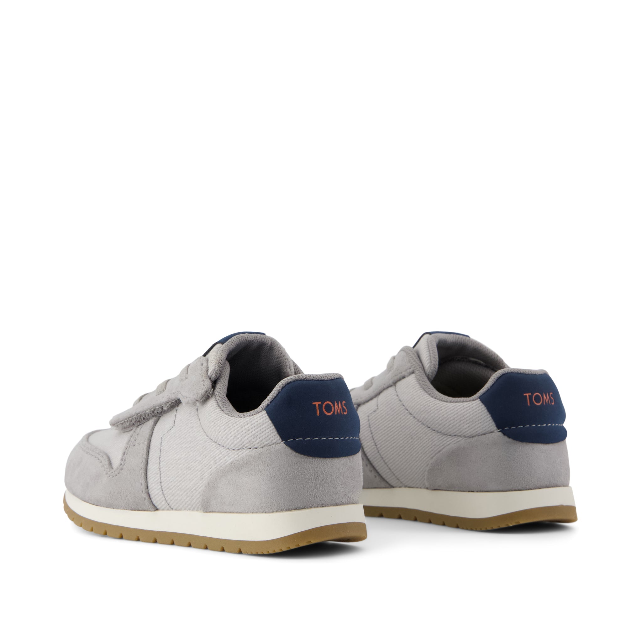 TRVL LITE Retro Runner Toddler Sneaker Water Repellent Grey Vintage Twill - Image 4