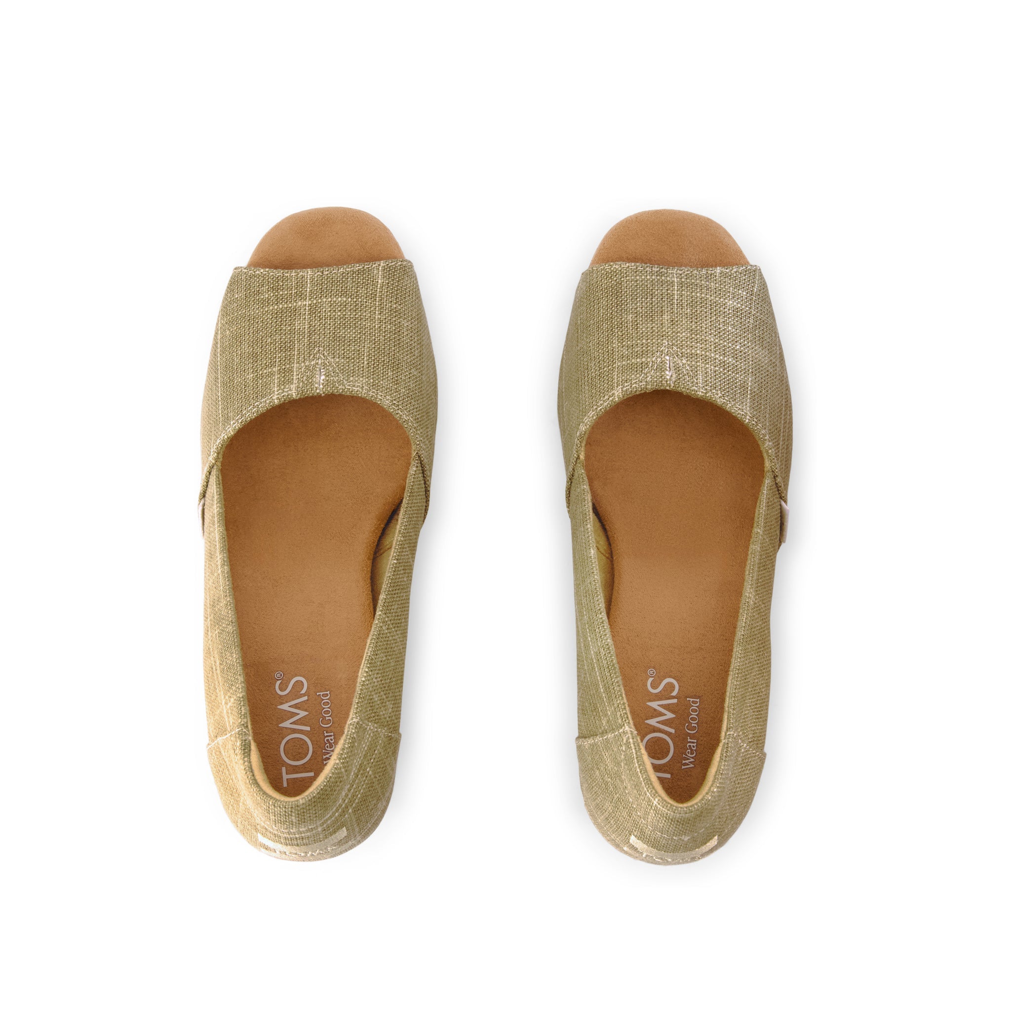 Womens Essential Wedge Gold Shimmer Crosshatch - Image 6