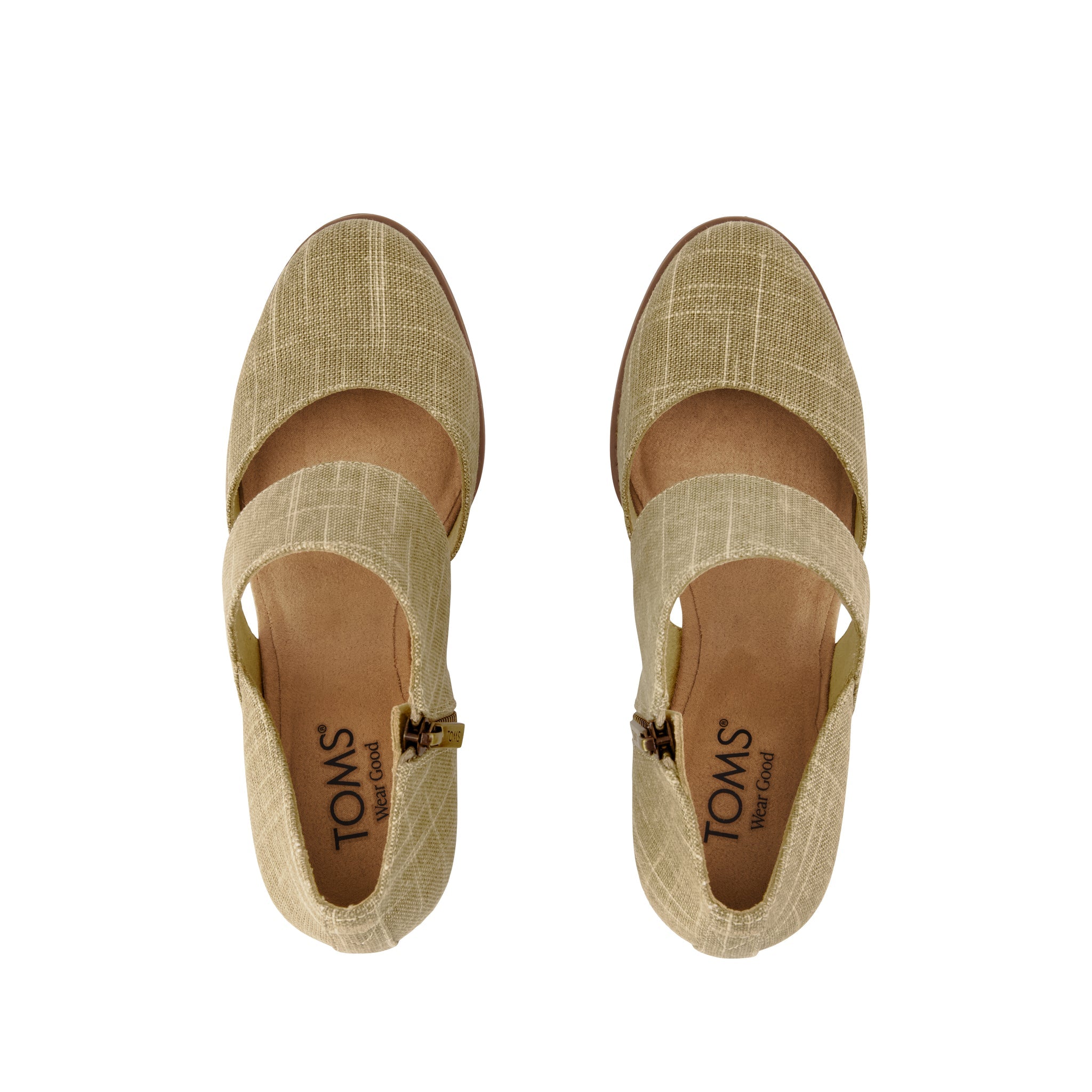 Womens Milan Nova Heel Gold Shimmer Crosshatch - Image 6