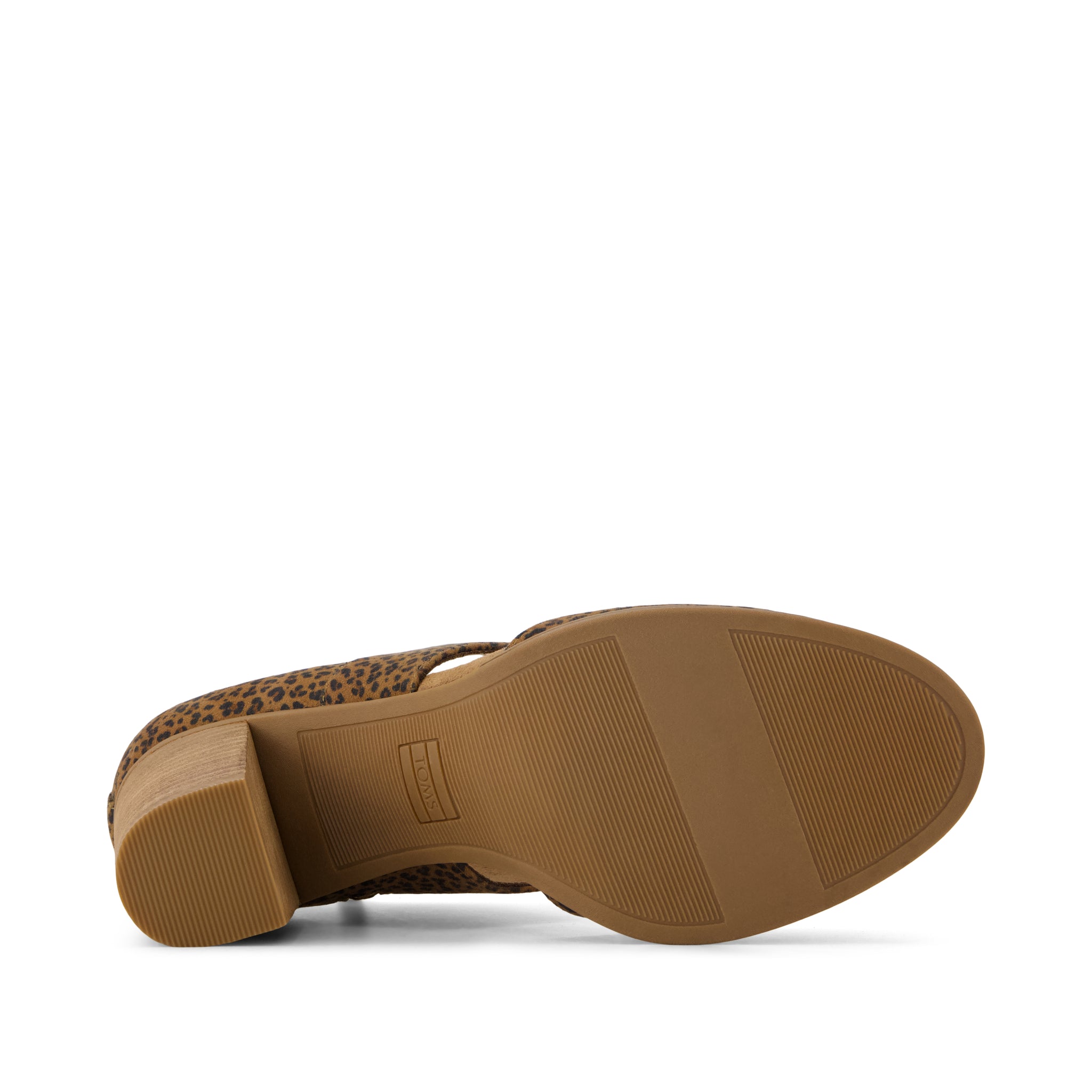 Womens Milan Nova Heel Toffee Leopard Print - Image 4