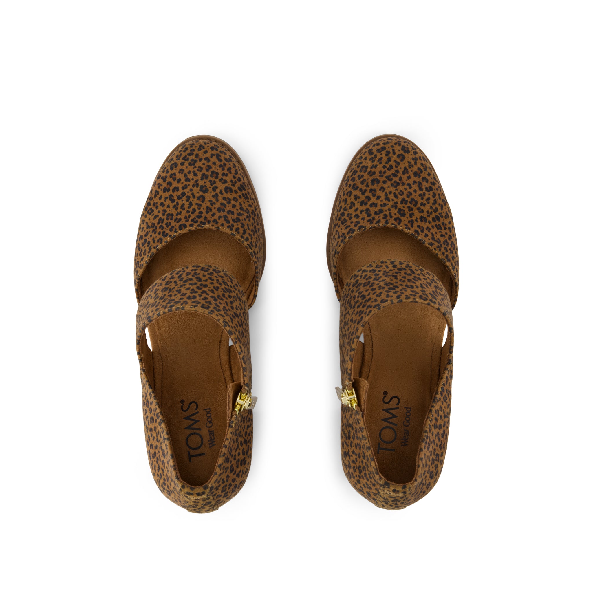 Womens Milan Nova Heel Toffee Leopard Print - Image 5