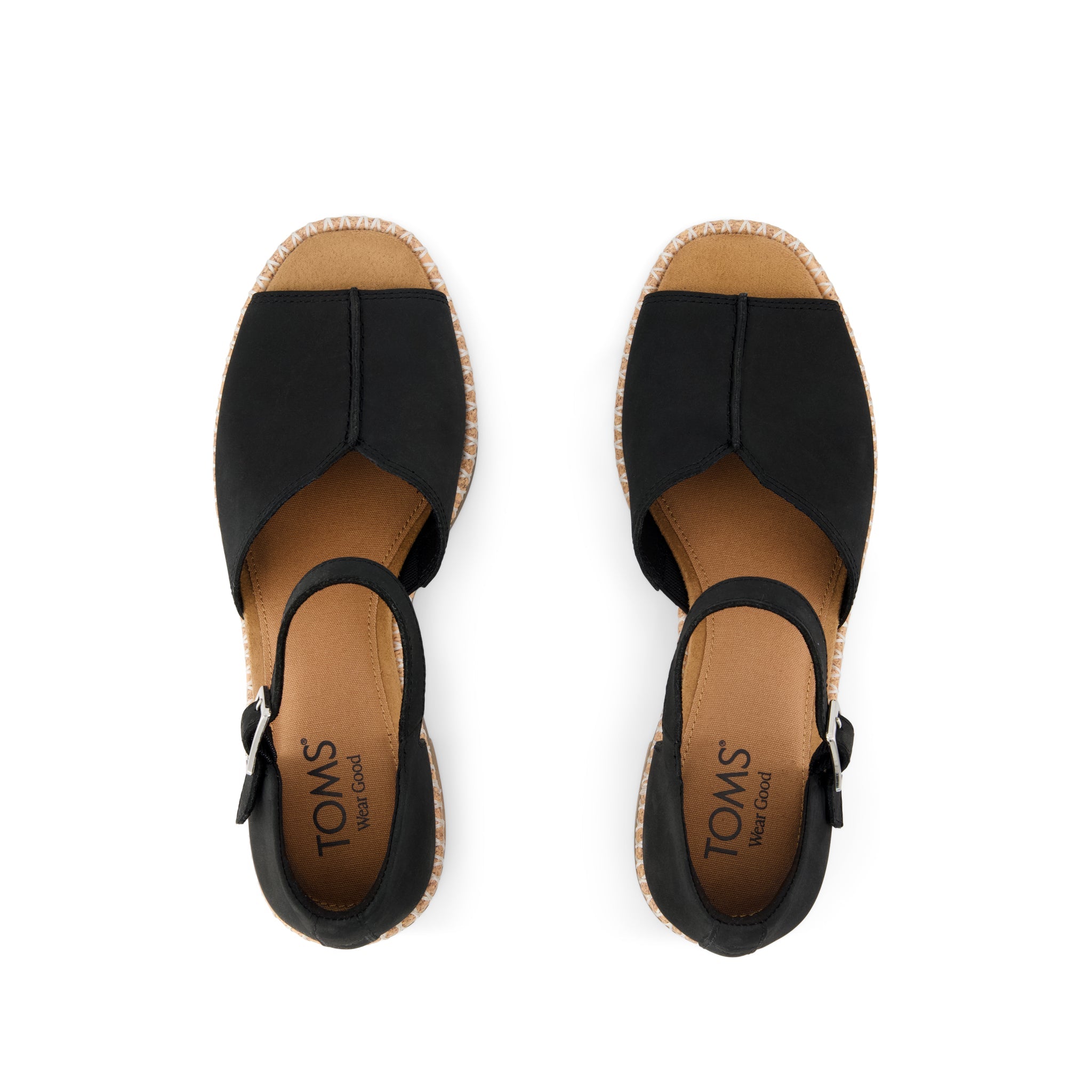 Womens Ines Heel Black Nubuck Leather - Image 6