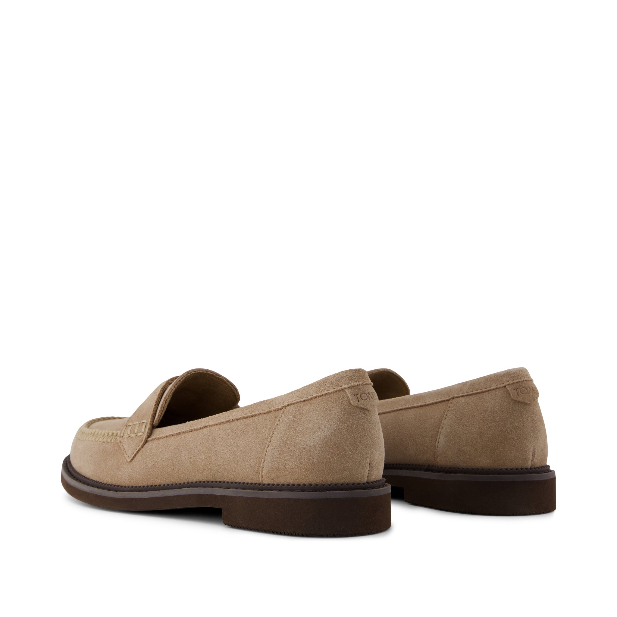 Womens Marie Loafer Taupe Suede - Image 4