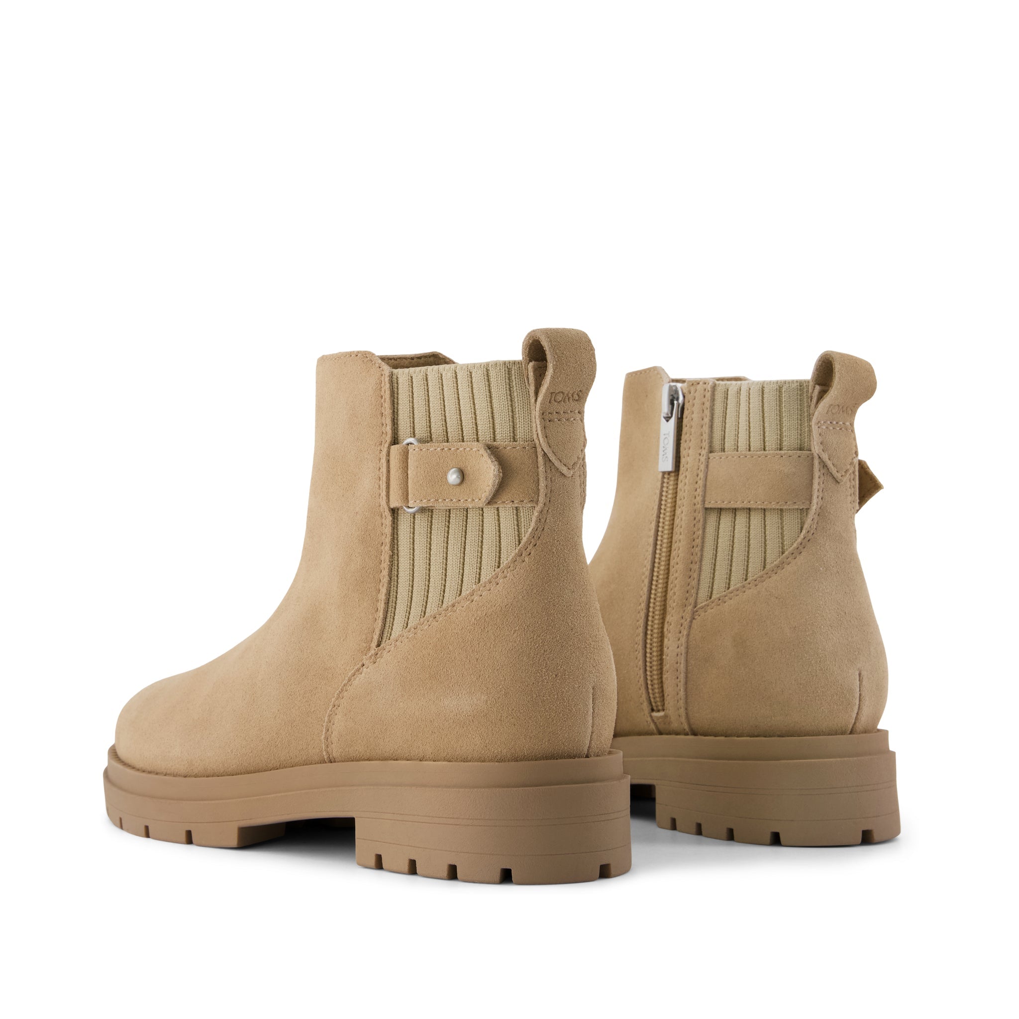Womens Astrid Boot Water Repellent Taupe Suede - Image 3