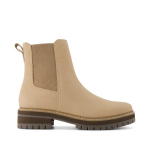 Womens Bennet Boot Water Resistant Taupe Nubuck Leather