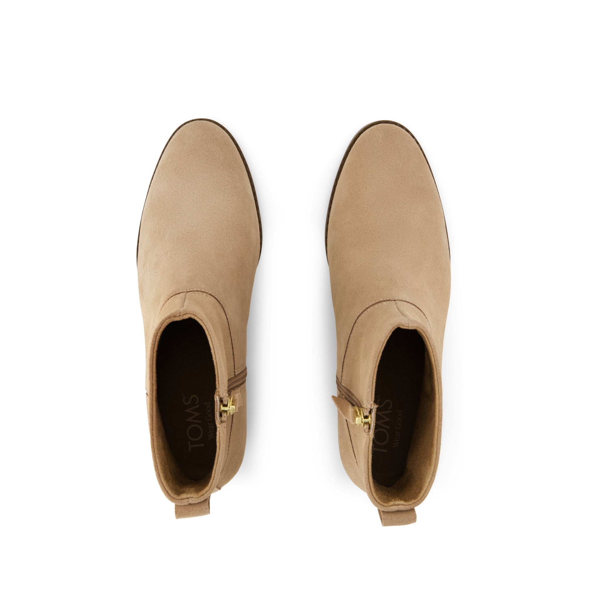 Womens Elia Ankle Boot Water Resistant Taupe Suede - Image 5