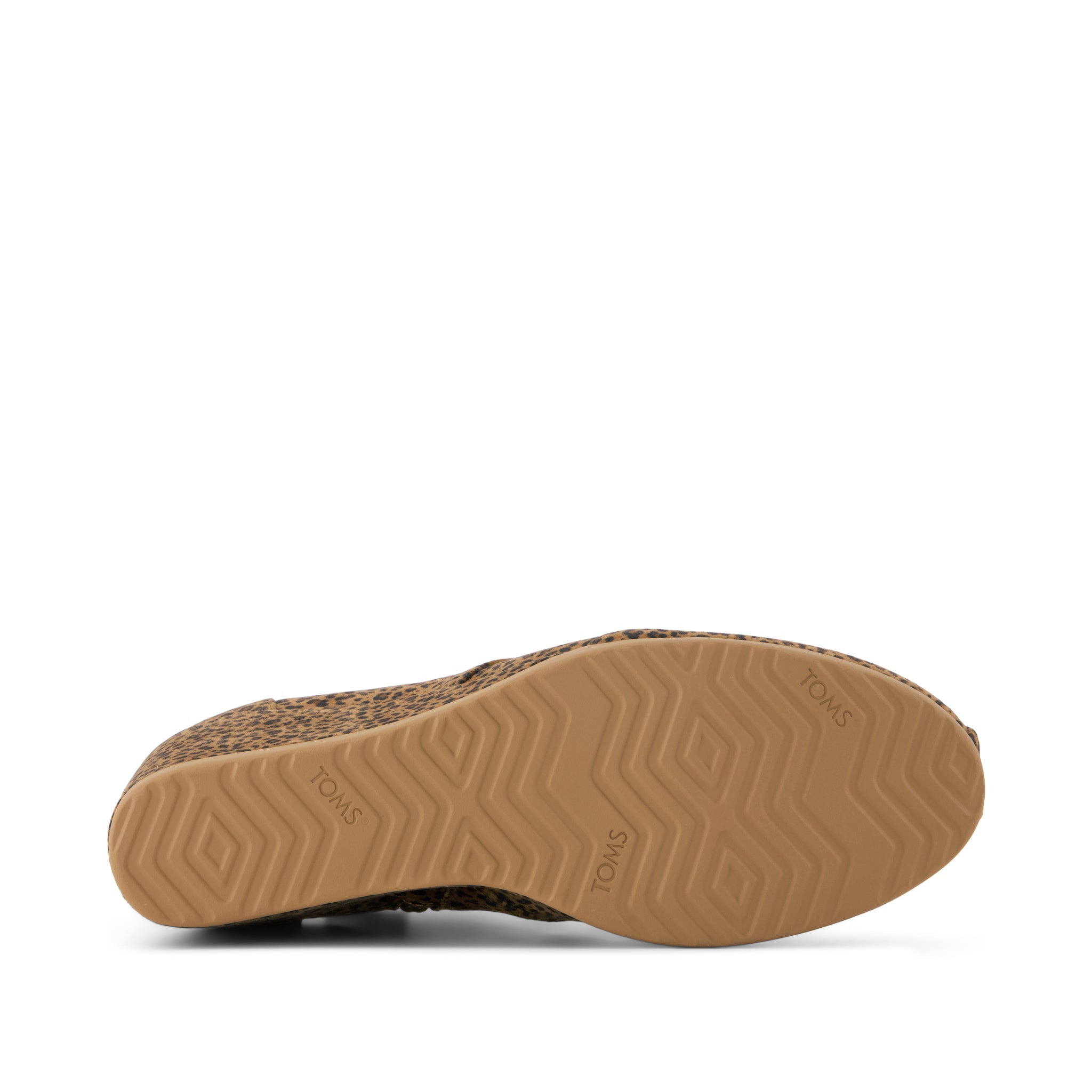 Womens Desert Wedge Ankle Bootie Toffee Micro Leopard Print - Image 5