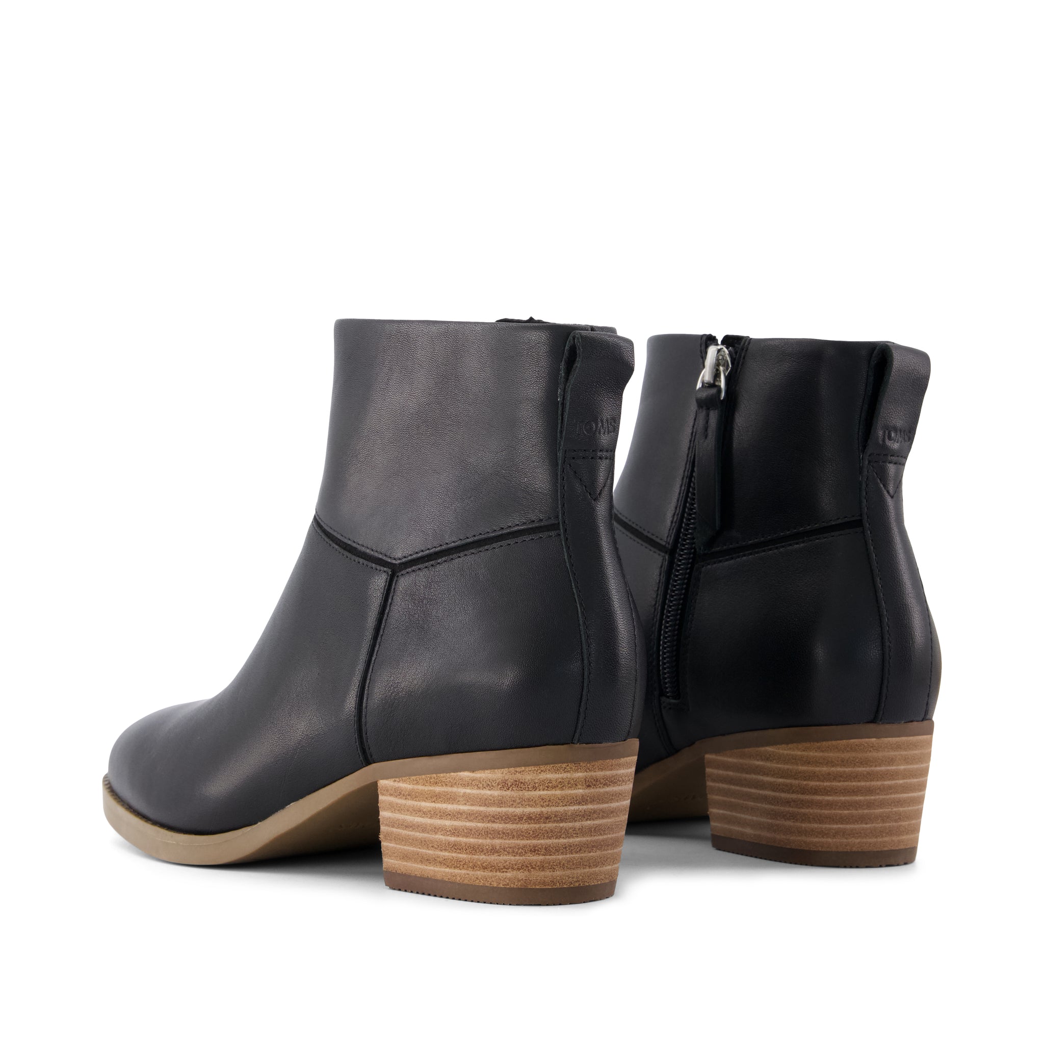 Womens Elia Ankle Boot Water Resistant Black Leather - Image 3