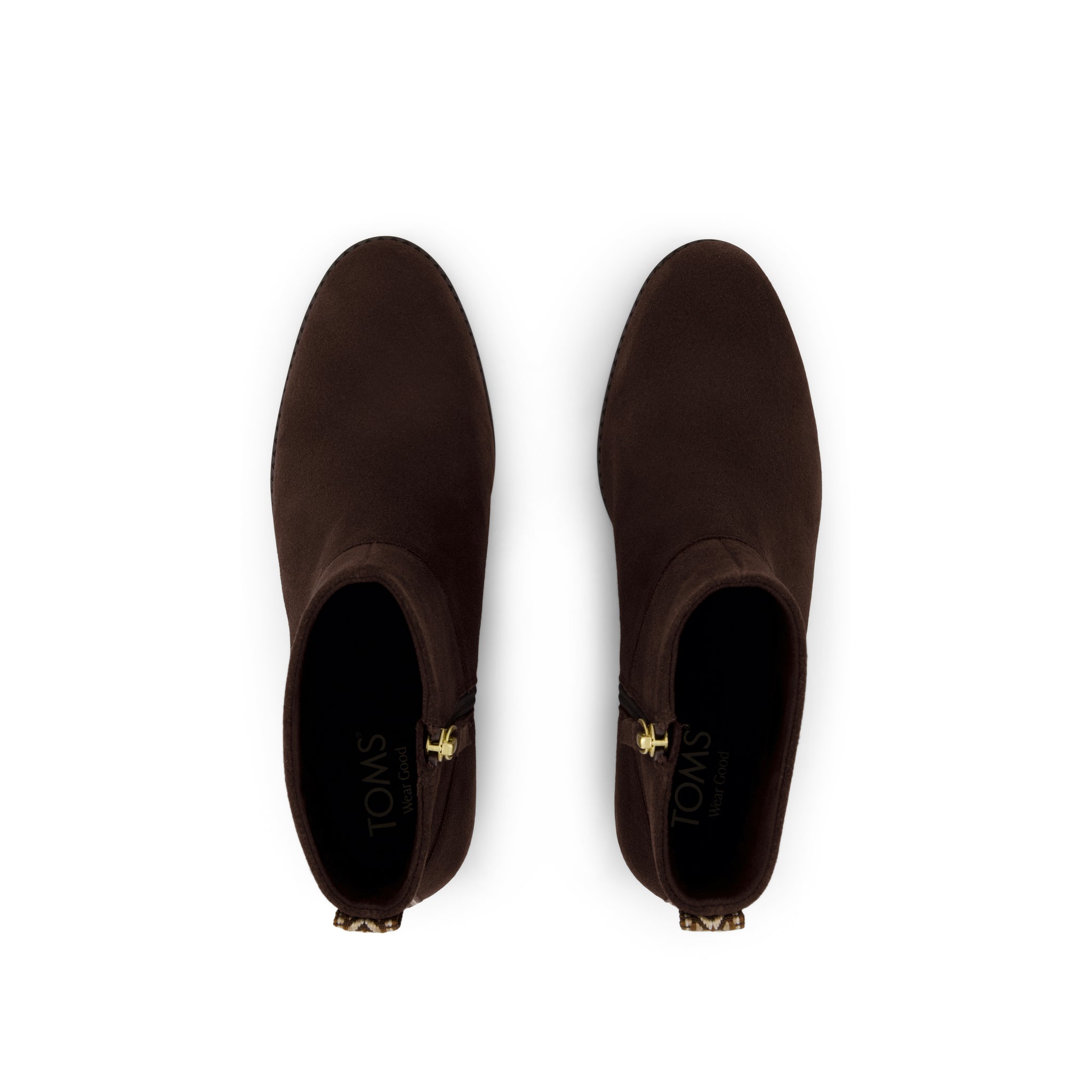 Womens Elia Ankle Boot Water Resistant Chocolate Brown Suede - Image 5