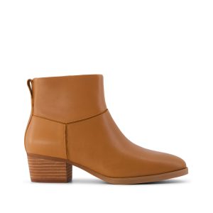 Womens Elia Ankle Boot Water Resistant Brown Sugar Leather
