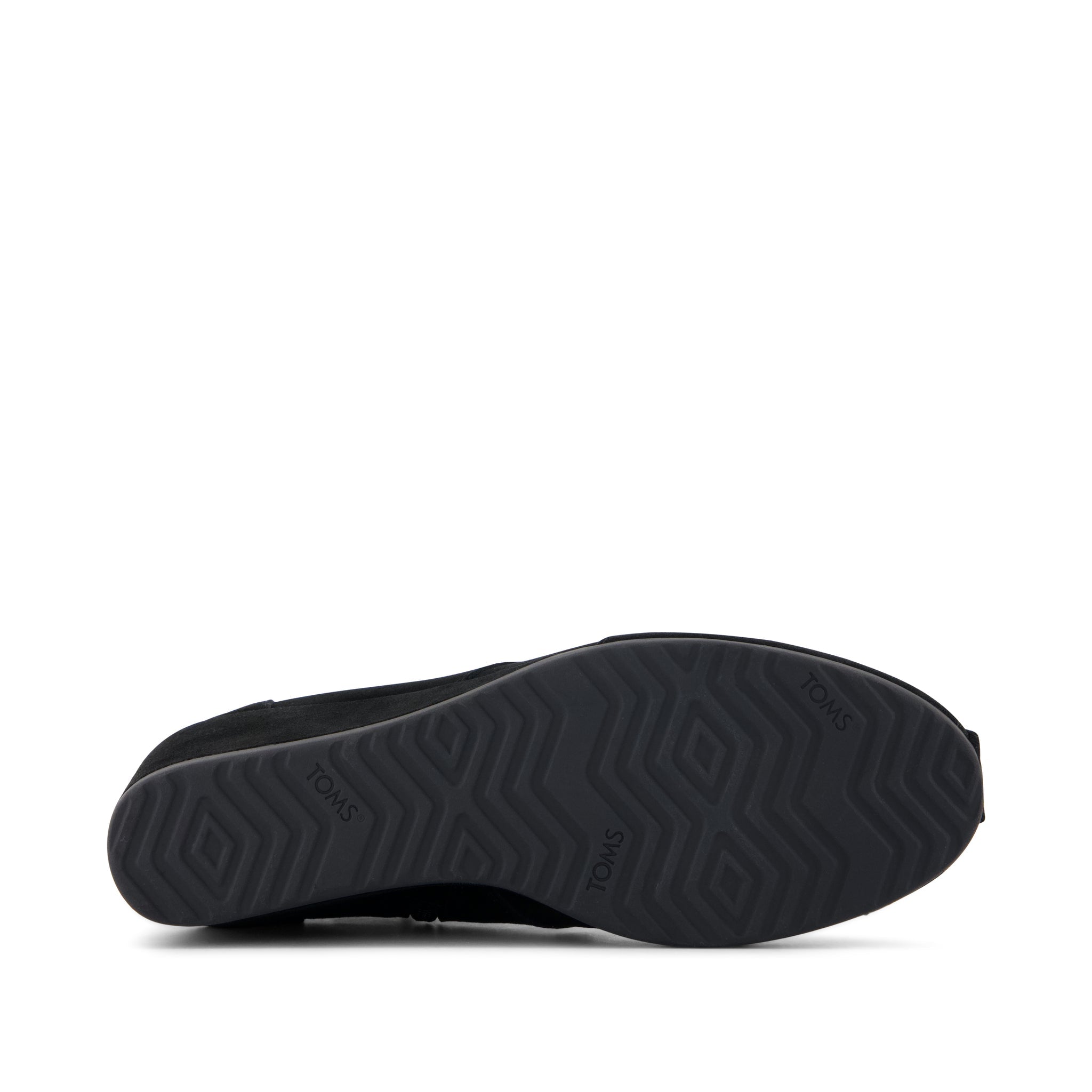 Womens Desert Wedge Ankle Bootie Black Suede - Image 4
