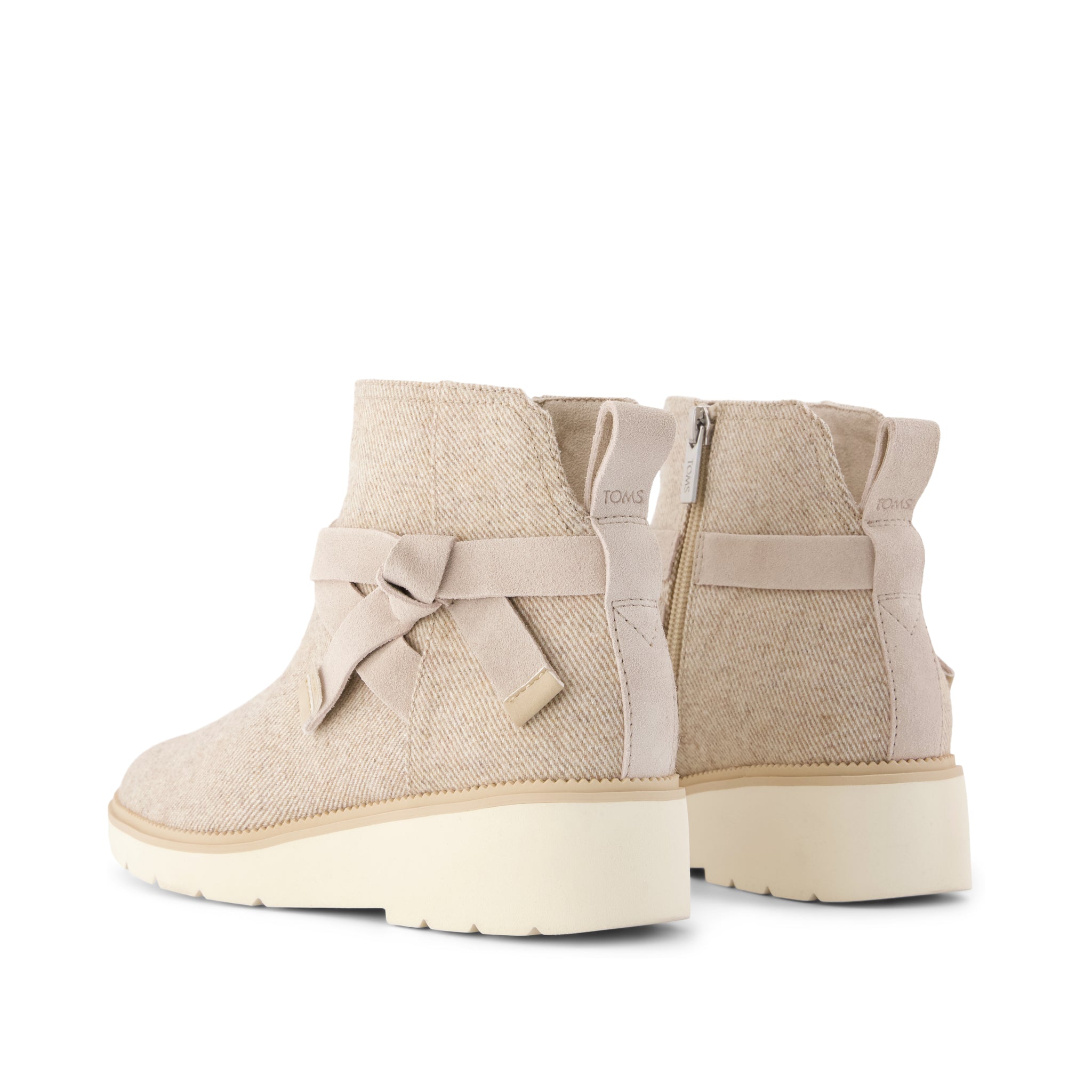 Womens Marlow Boot Water Repellent Natural Shimmer Twill - Image 4