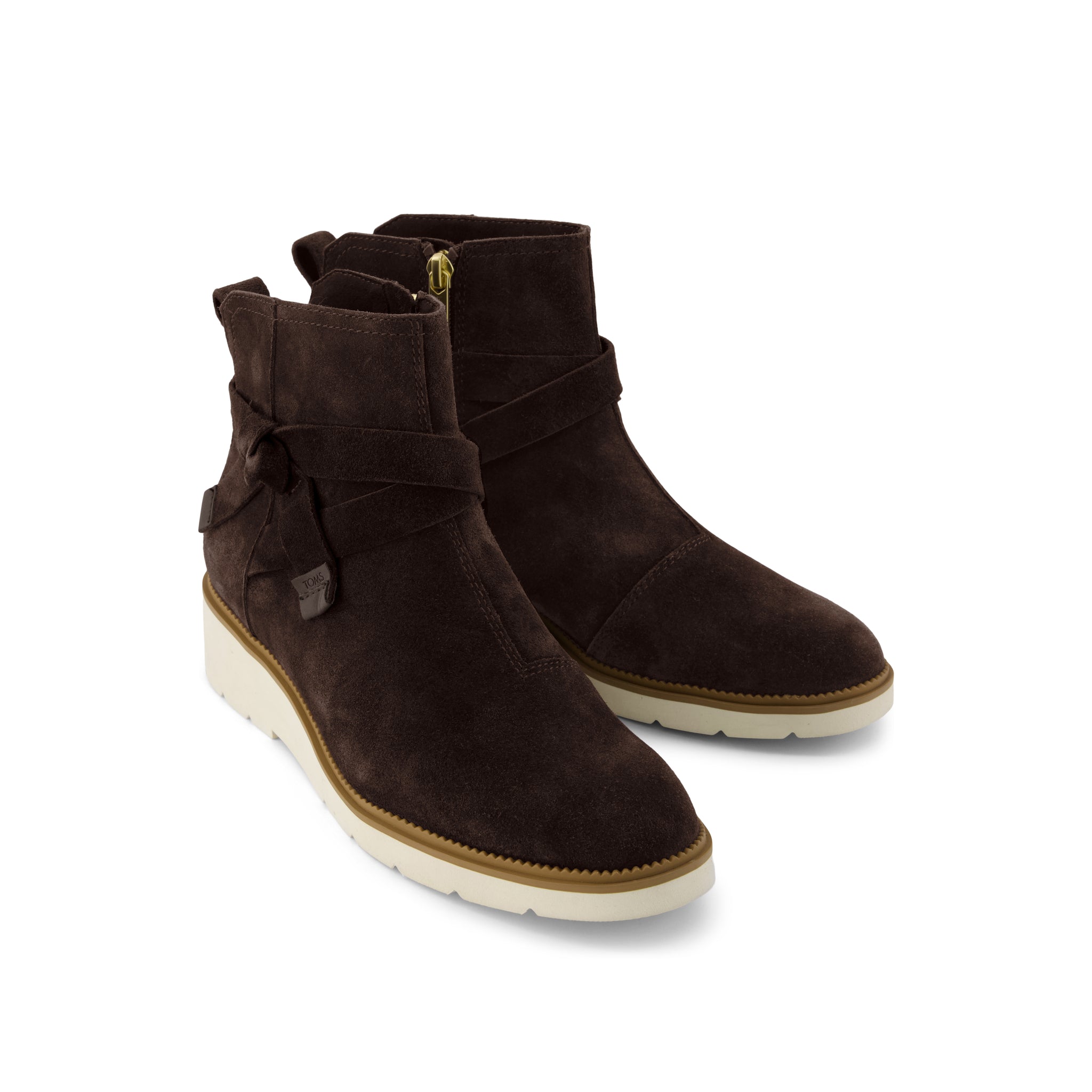 Womens Marlow Boot Water Repellent Chocolate Brown Suede - Image 3