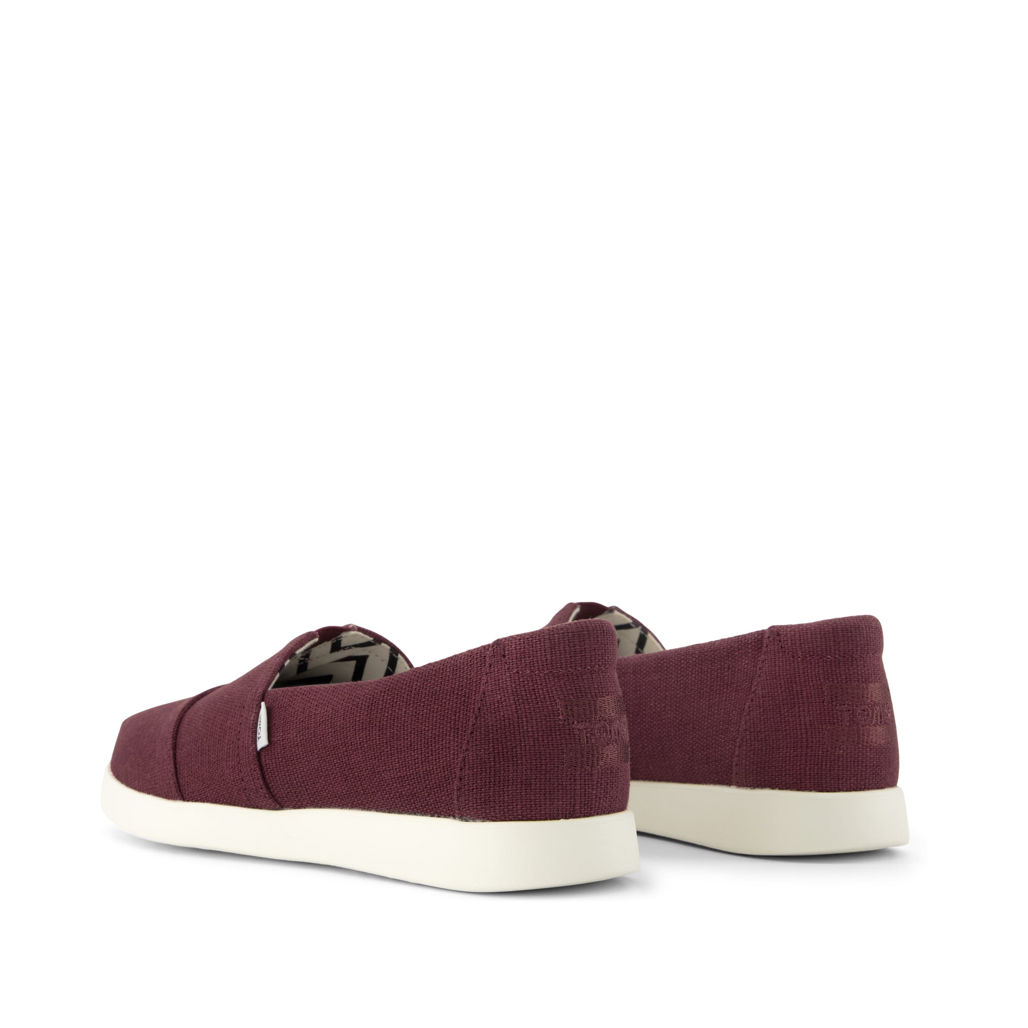 Womens Alpargata Plus Burgundy Heritage Canvas - Image 3
