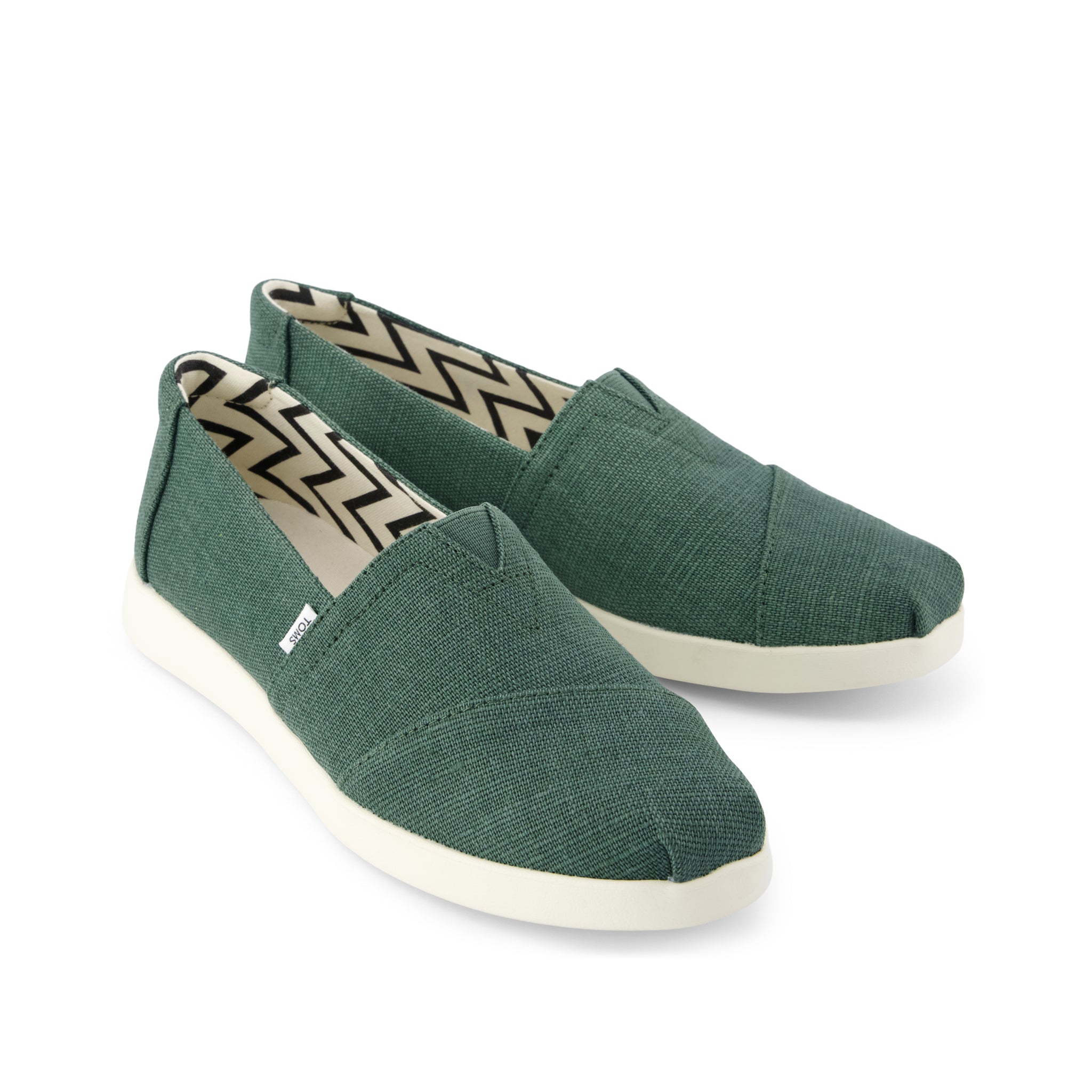 Womens Alpargata Plus Bonsai Green Heritage Canvas - Image 2