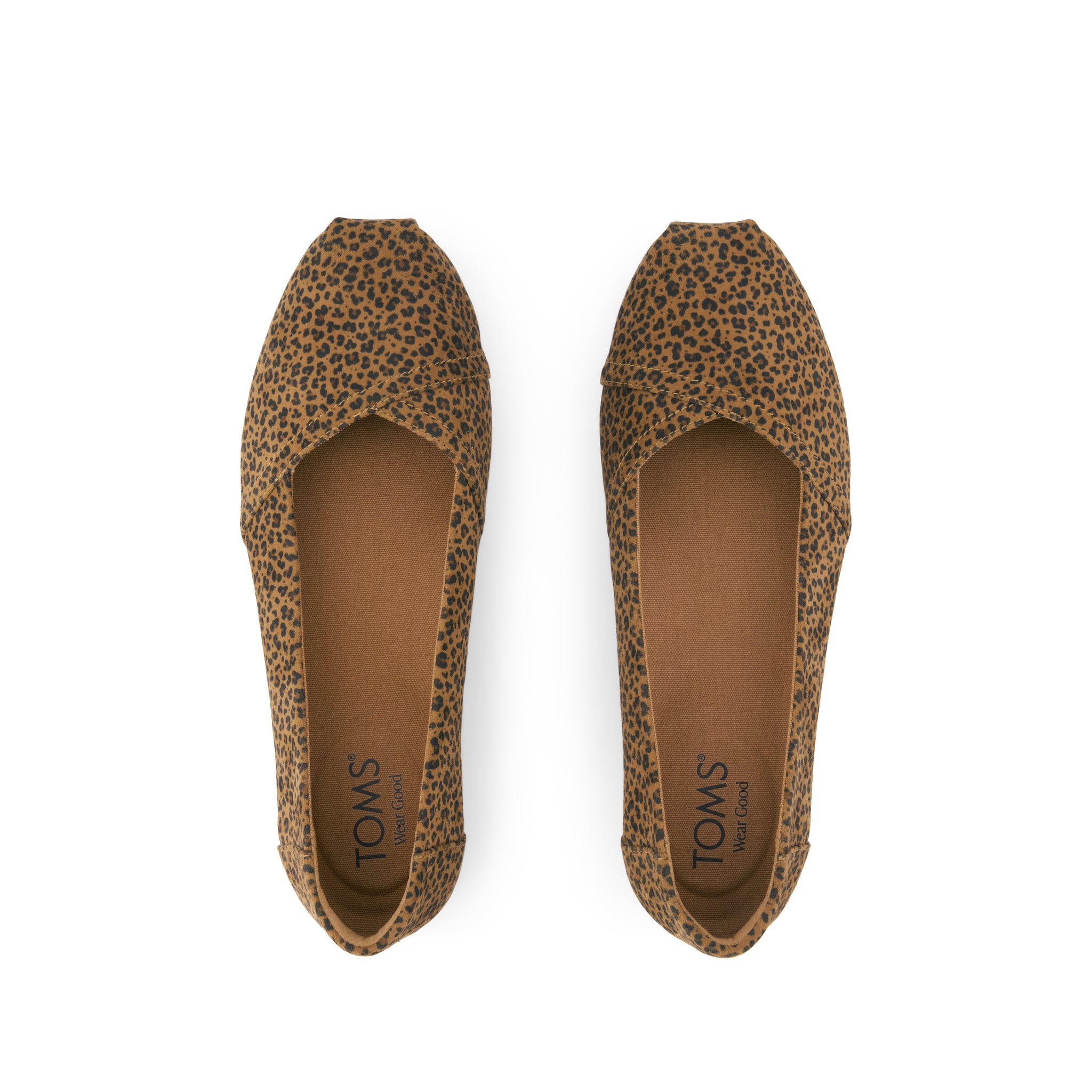 Womens Alpargata Ballet Flat Toffee Leopard Print - Image 6