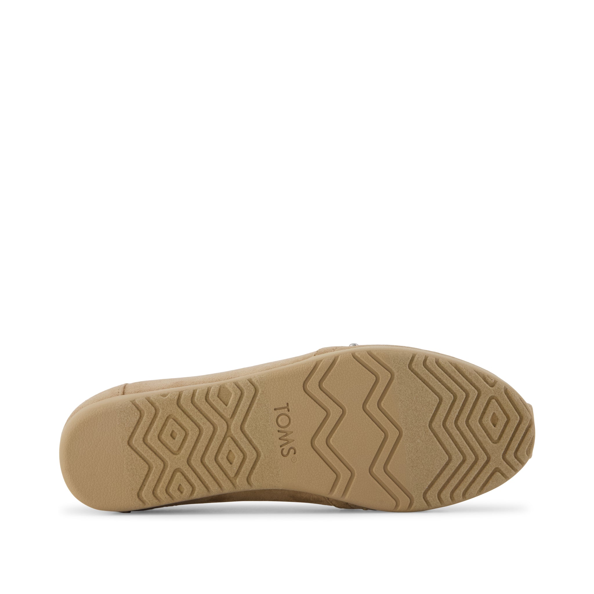 Womens Alpargata Ballet Flat Taupe Microsuede - Image 5