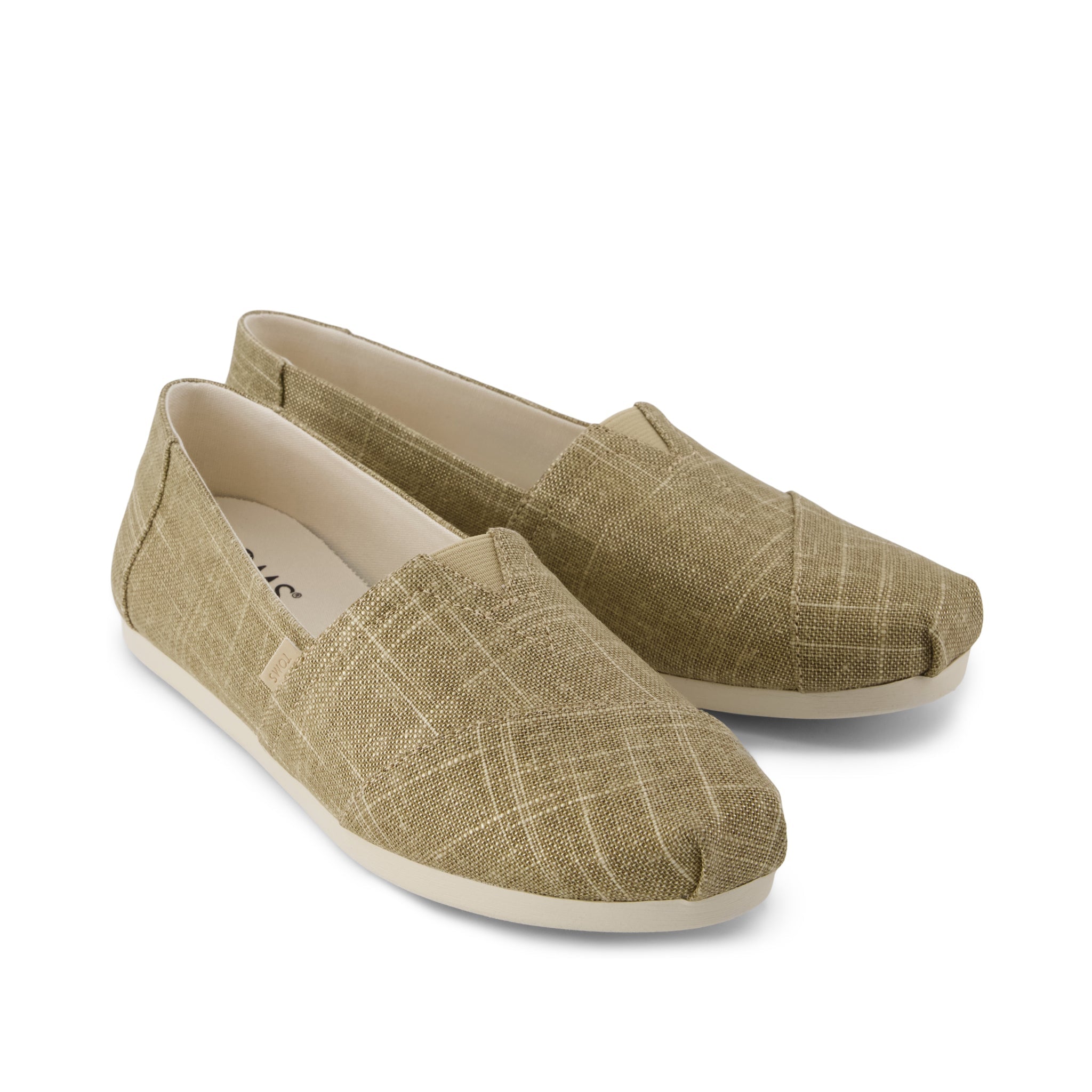 Womens Alpargata Classic Gold Shimmer Crosshatch - Image 3