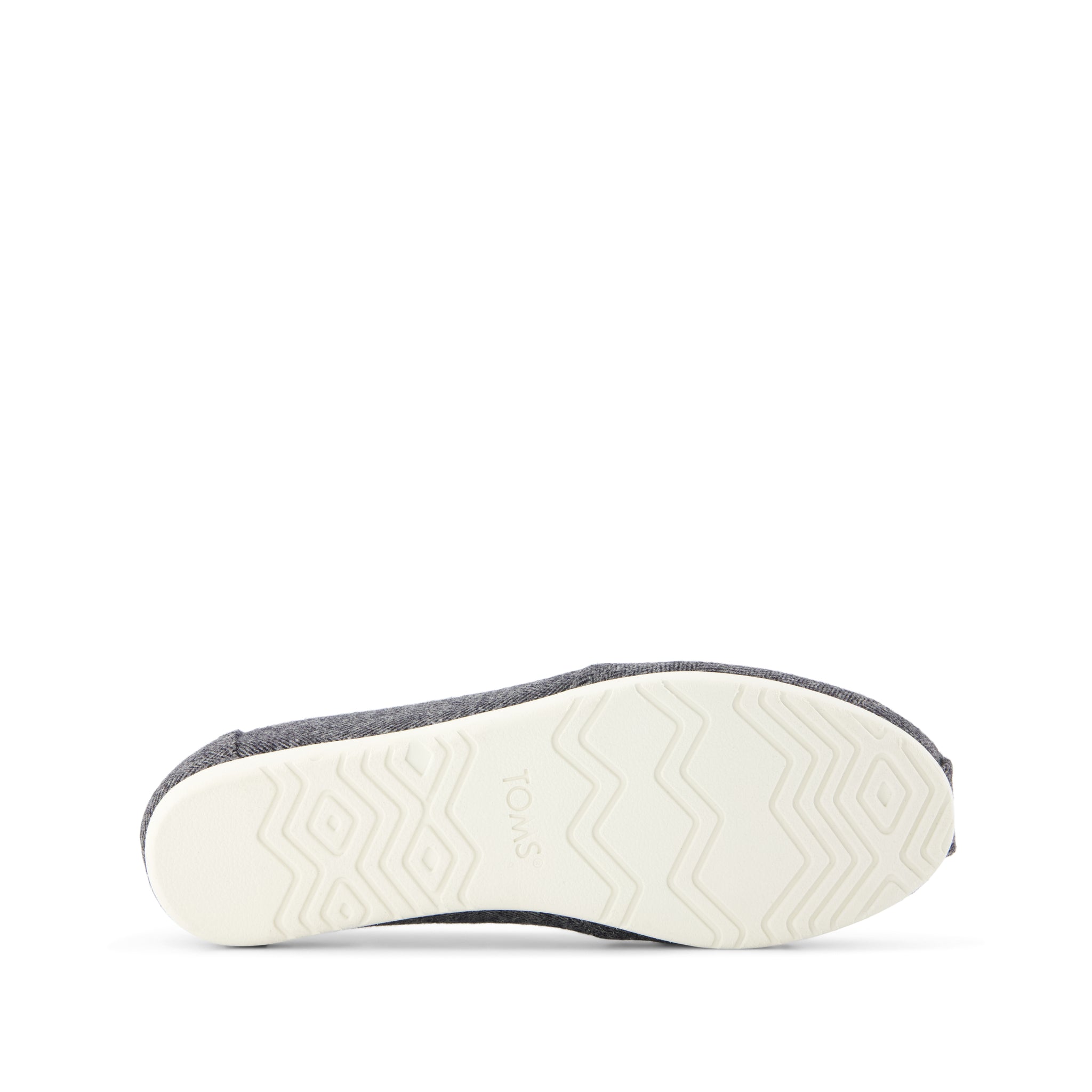 Womens Alpargata Ballet Flat Charcoal Heritage Herringbone w/ Faux Shearling - Image 4