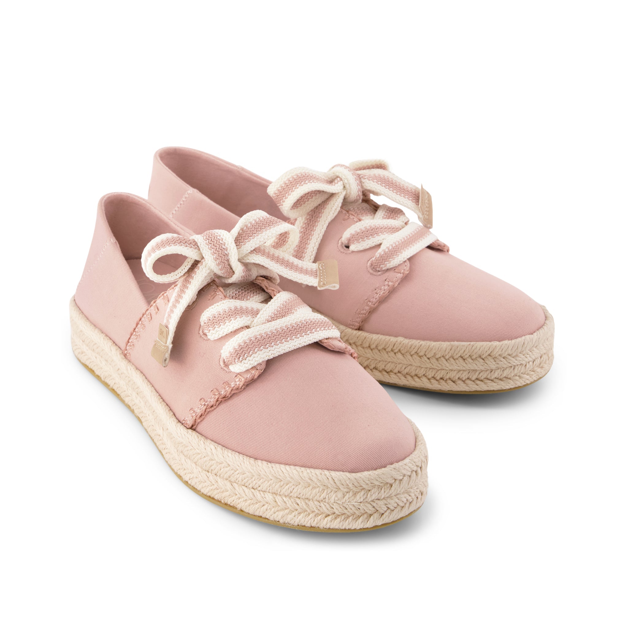Womens Carolina Lace-Up Espadrille Seashell Deco Stitch - Image 2