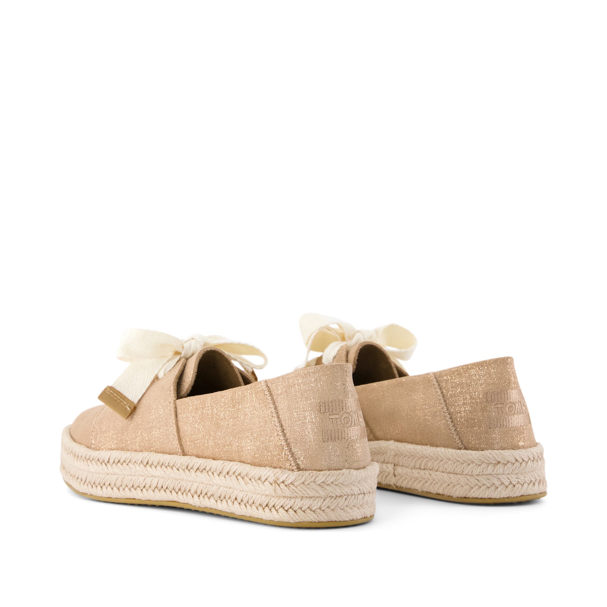 Womens Carolina Lace-Up Espadrille Bronze Crosshatch Suede - Image 4