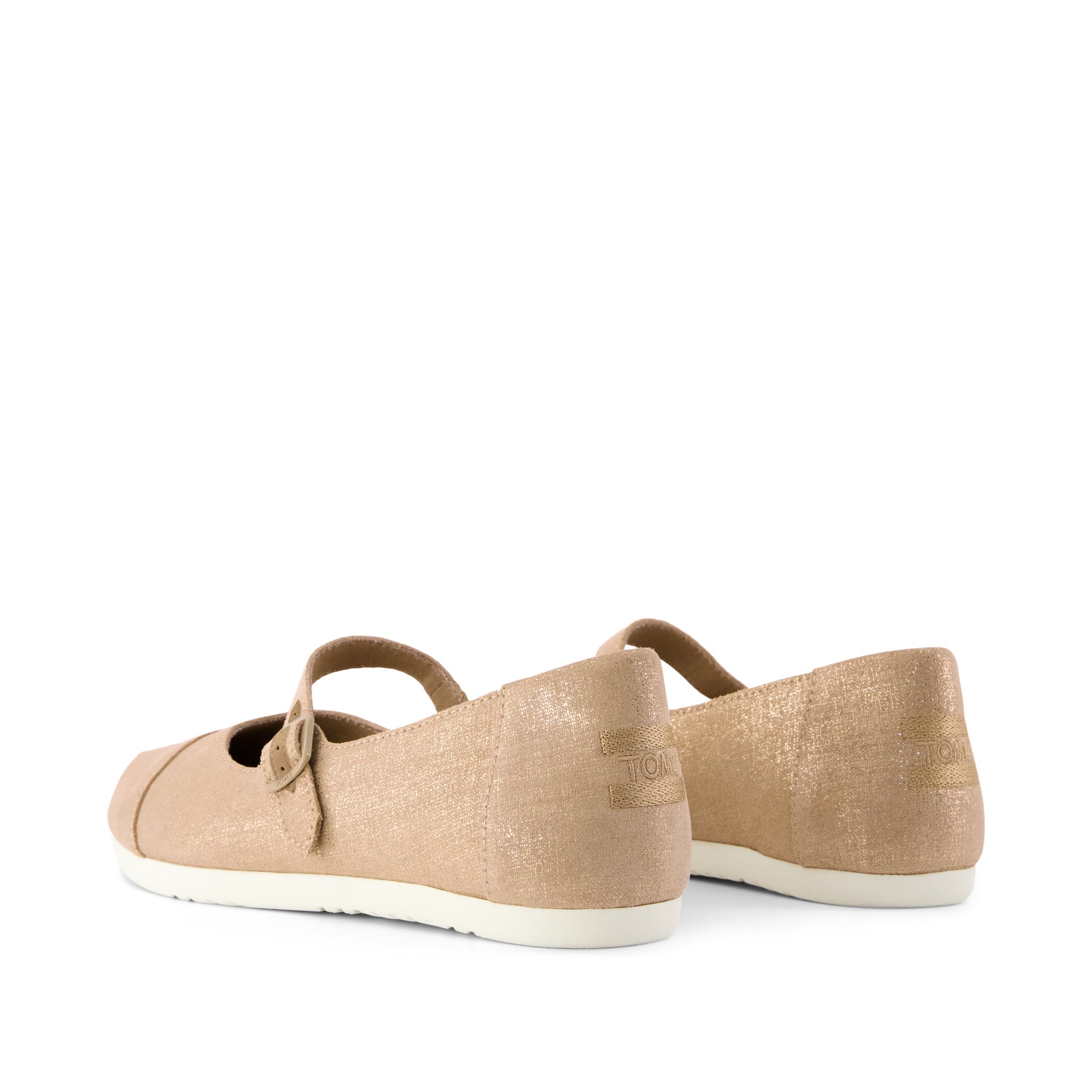 Womens Alpargata Mary Jane Bronze Metallic Crosshatch Suede - Image 4
