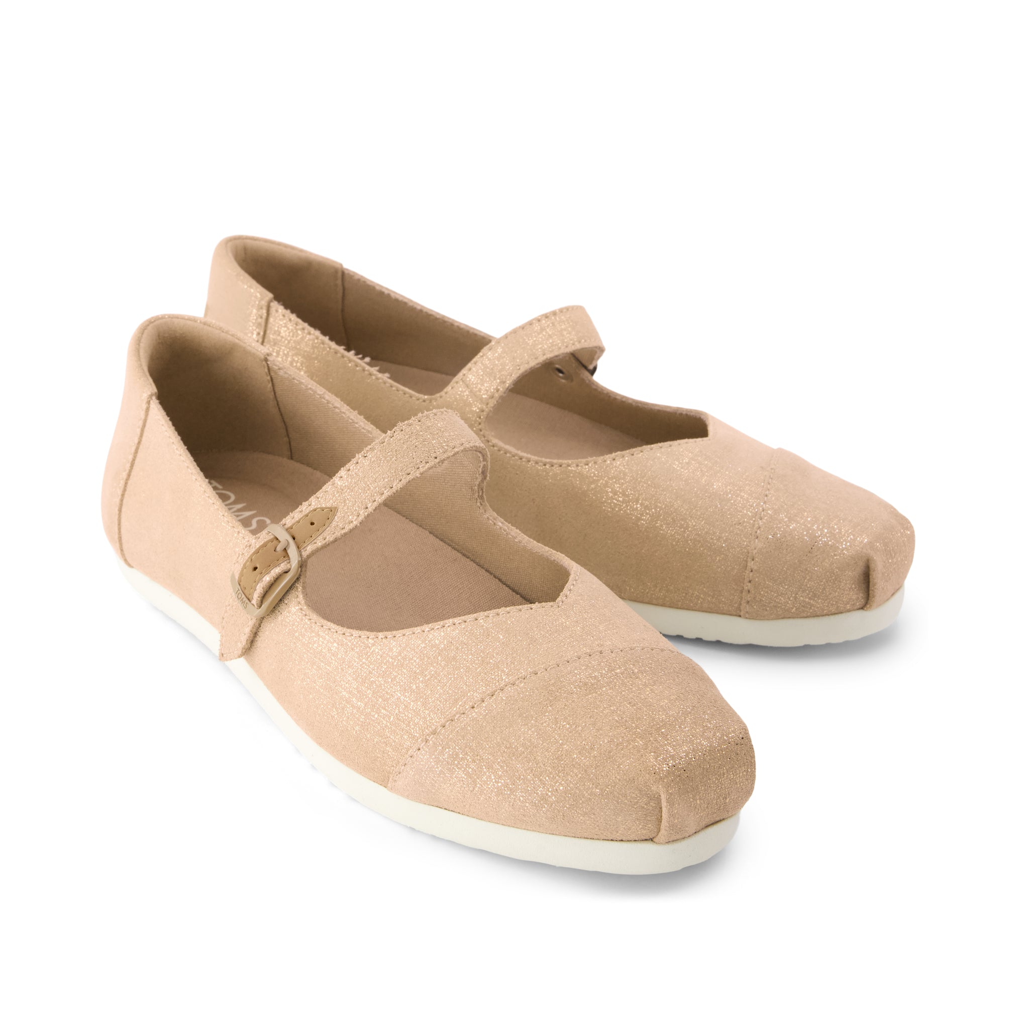 Womens Alpargata Mary Jane Bronze Metallic Crosshatch Suede - Image 3
