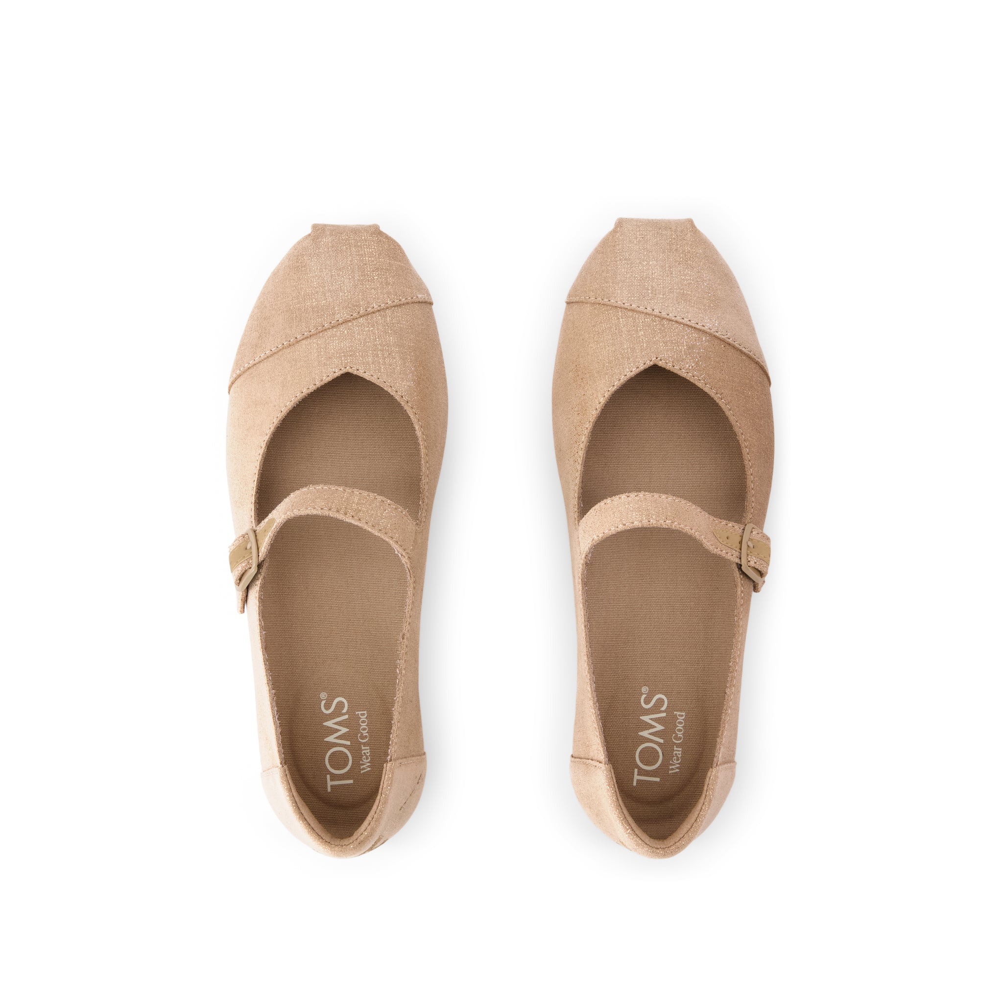 Womens Alpargata Mary Jane Bronze Metallic Crosshatch Suede - Image 6