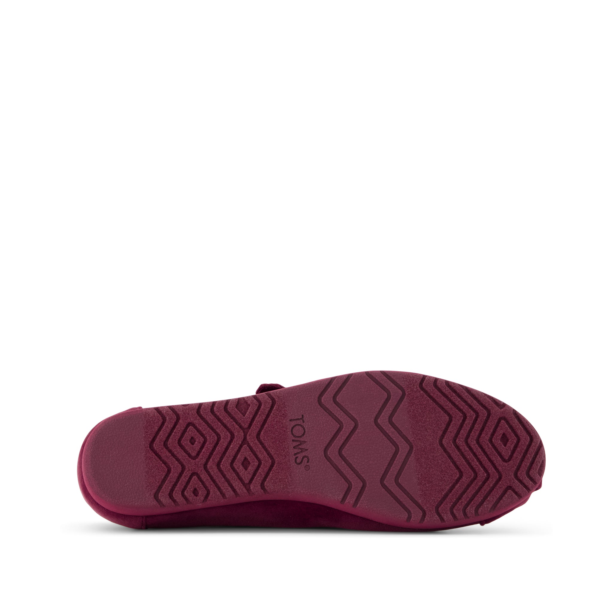 Womens Alpargata Mary Jane Dark Burgundy Premium Velvet - Image 5