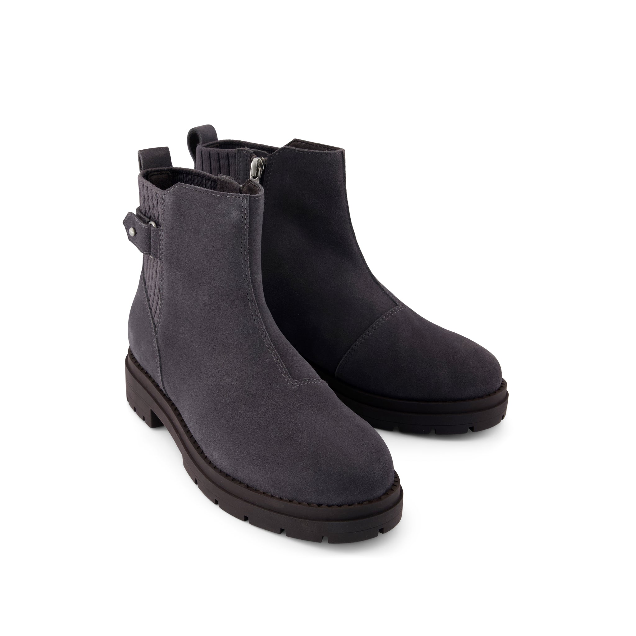 Womens Astrid Boot Water Repellent Forged Iron Suede - Image 3