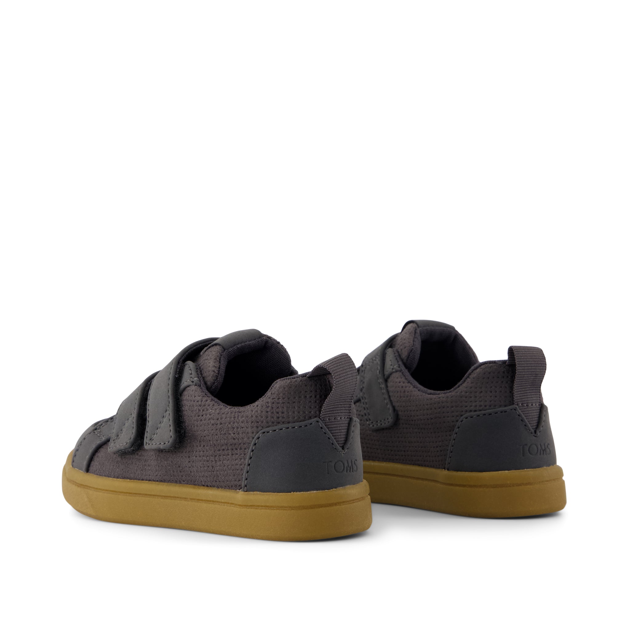 Cruz Double Strap Toddler Sneaker Forged Iron Deboss Suede - Image 3
