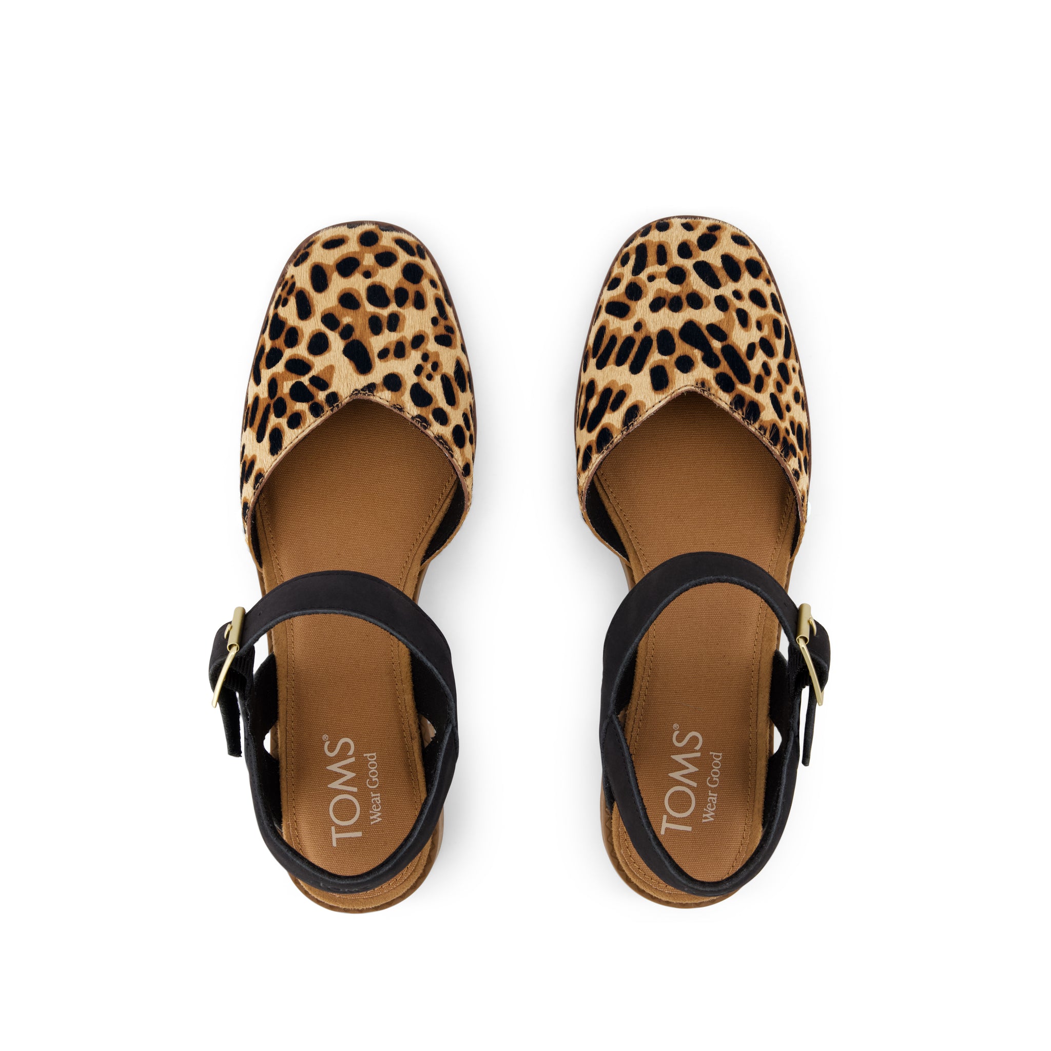 Womens Jaclyn Heel Leopard Print Hair - Image 5