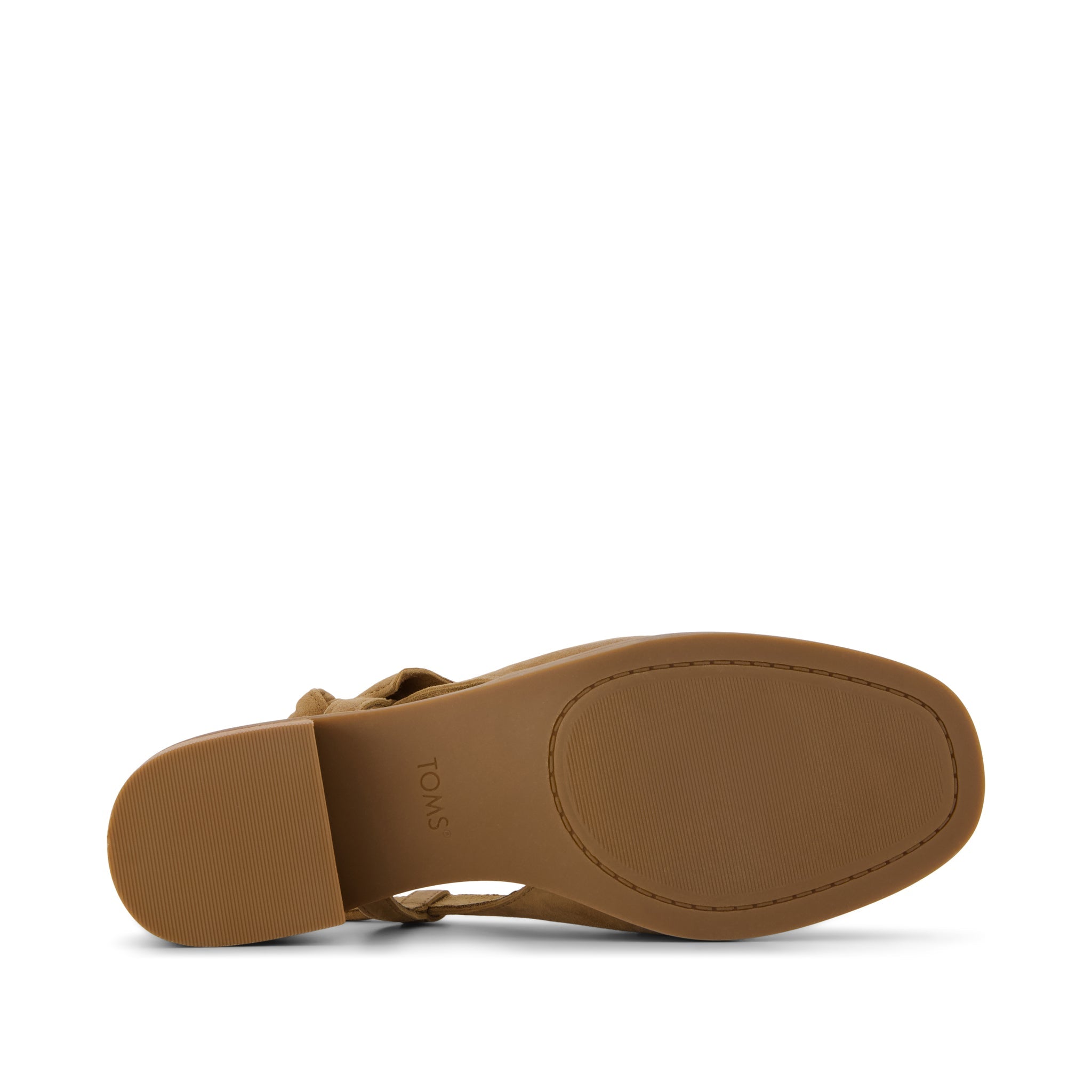 Womens Jaclyn Slingback Bow Heel Toffee Kid Suede - Image 5