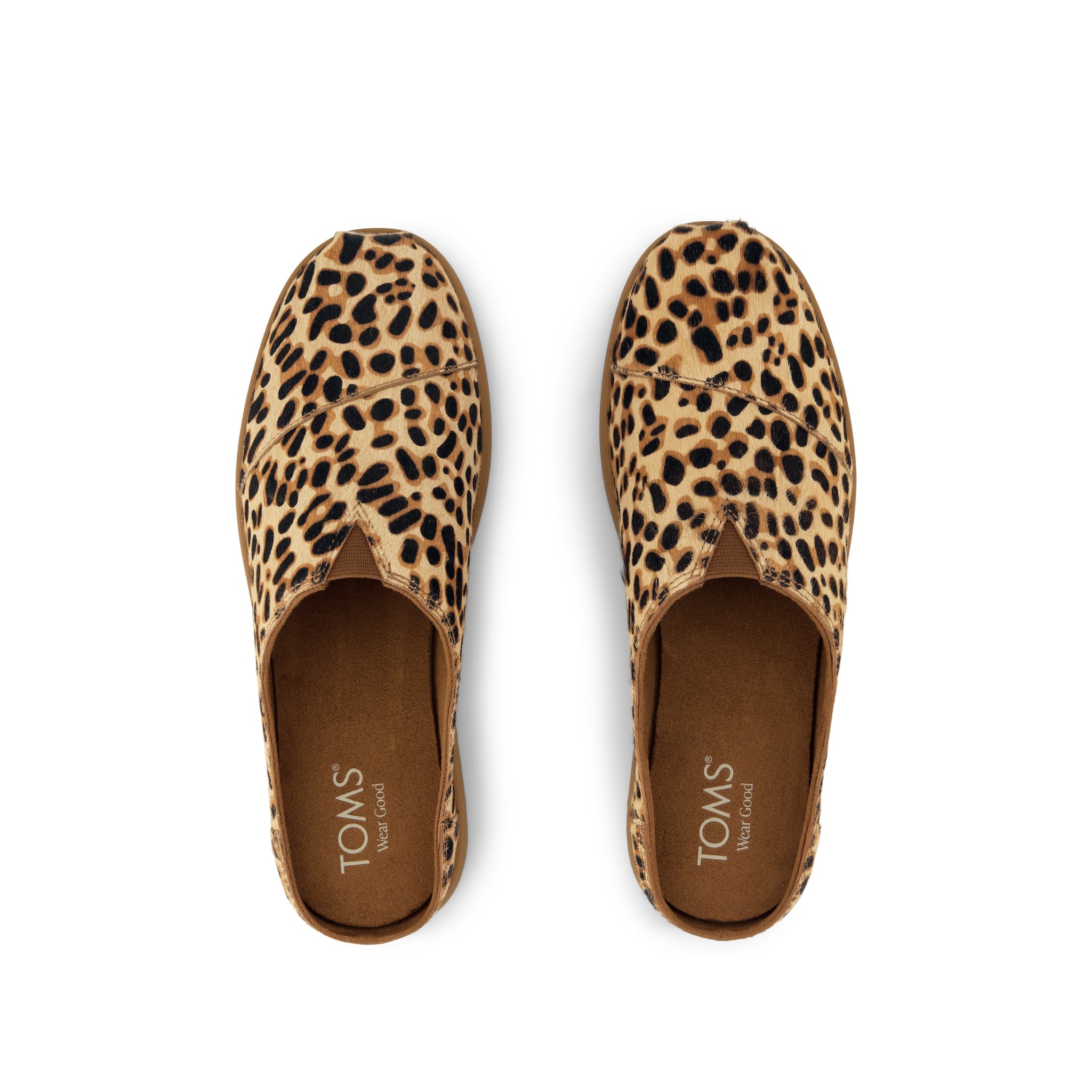 Womens Alpargata Ease Mule Brown Sugar Leopard Print Hair - Image 5