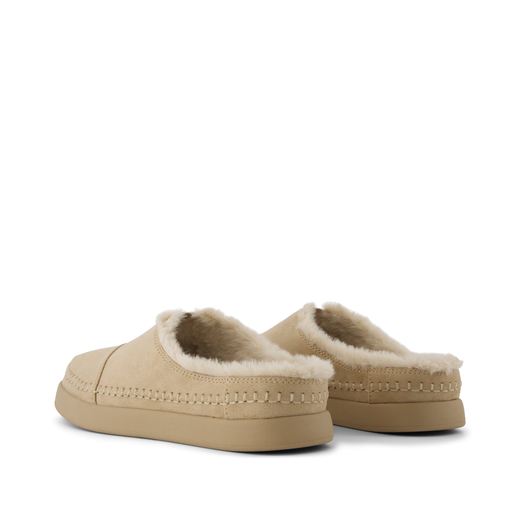 Womens Alpargata Ease Mule Taupe Microsuede - Image 3