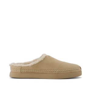 Womens Alpargata Ease Mule Taupe Microsuede