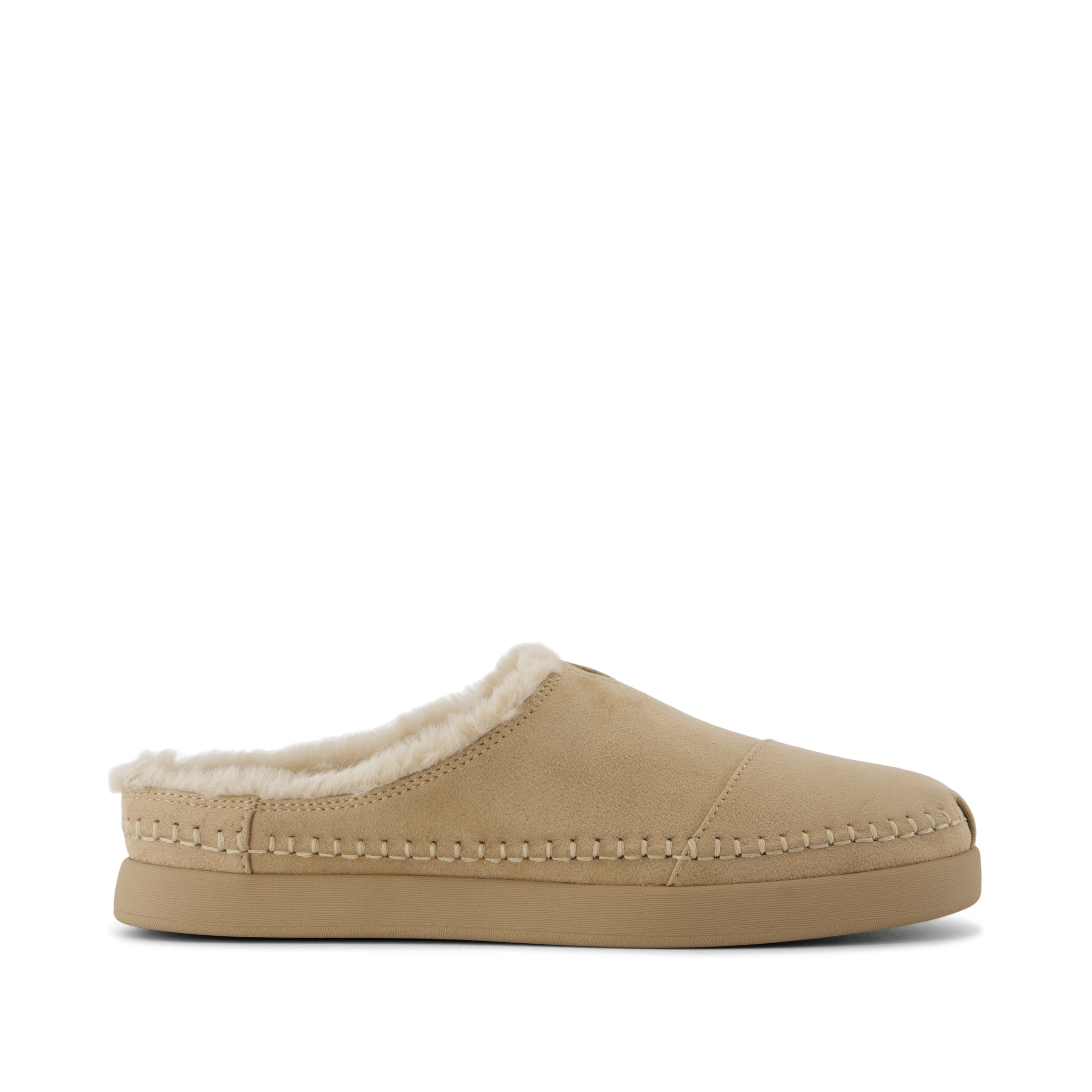 Womens Alpargata Ease Mule Taupe Microsuede