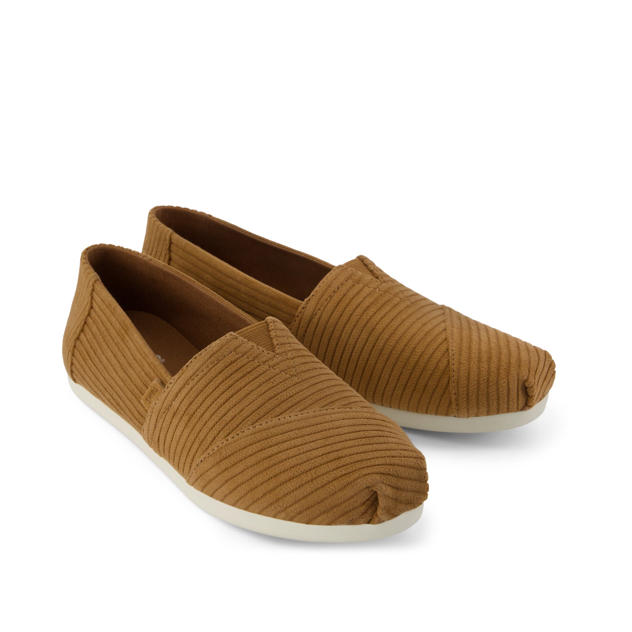 Womens Alpargata Classic Tan Cordurory - Image 2