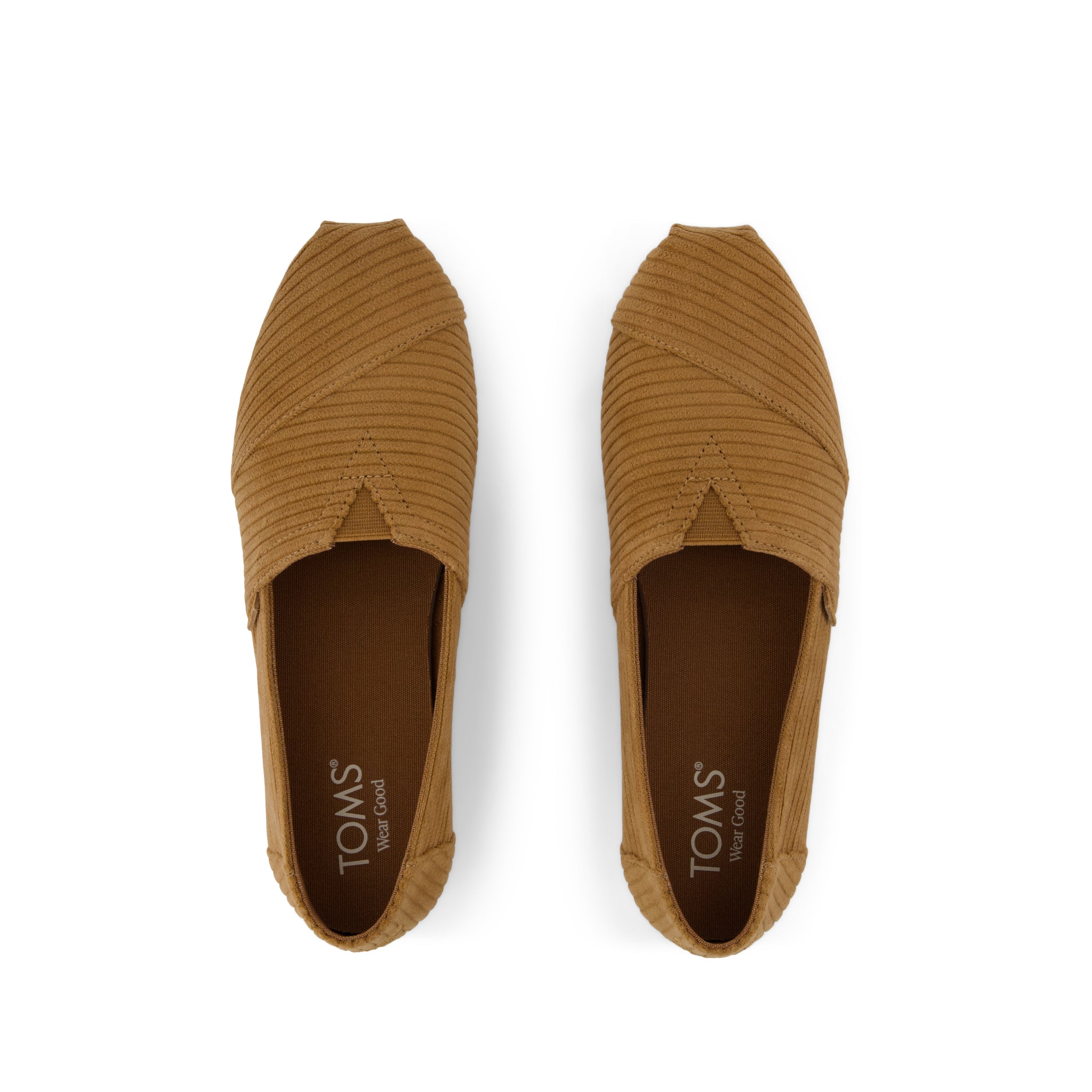 Womens Alpargata Classic Tan Cordurory - Image 5