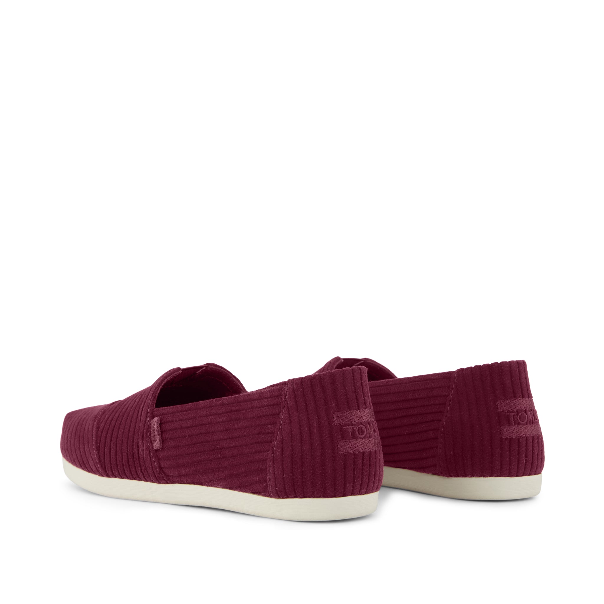 Womens Alpargata Classic Burgundy Cordurory - Image 4