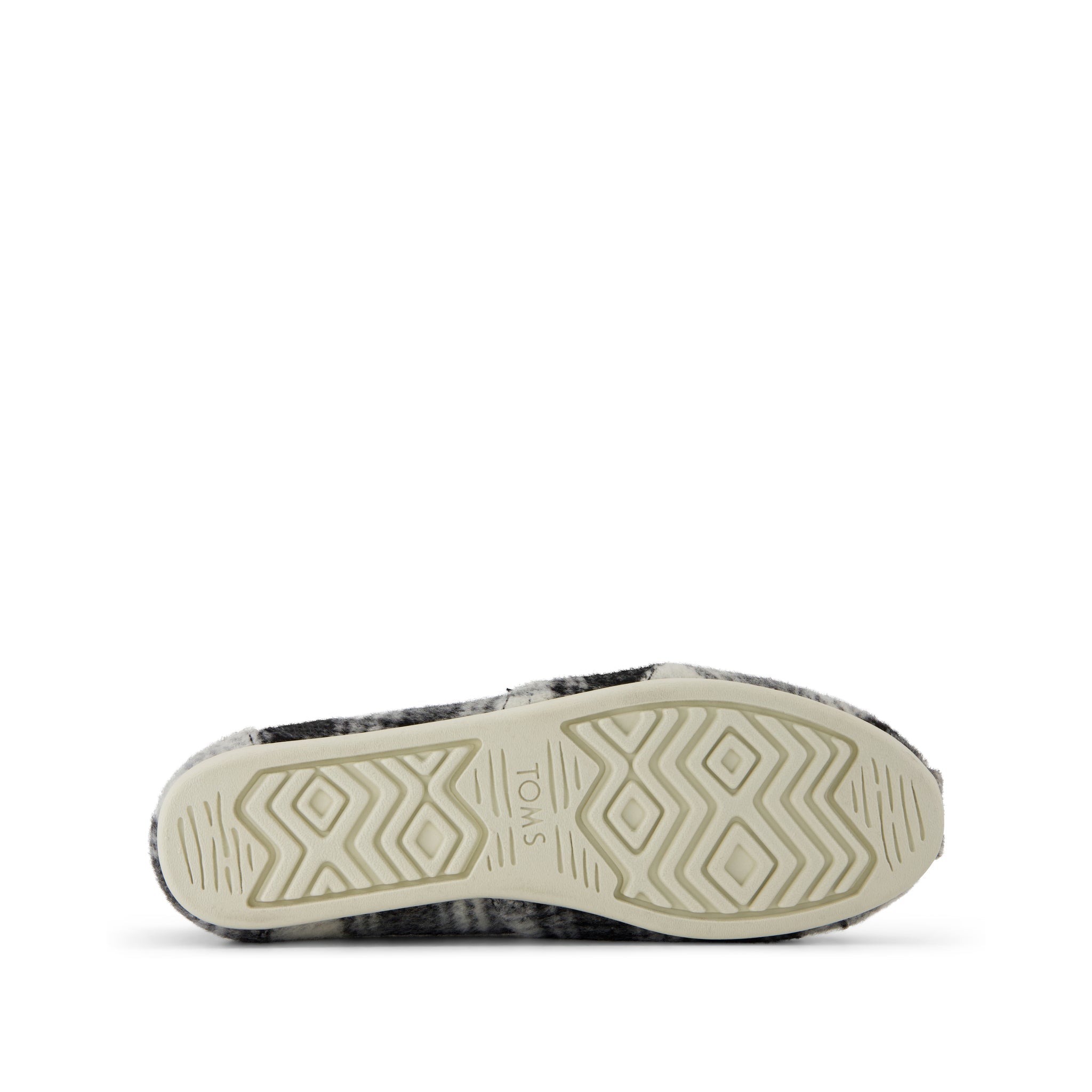 Womens Alpargata Classic Black Cozy Plaid - Image 4