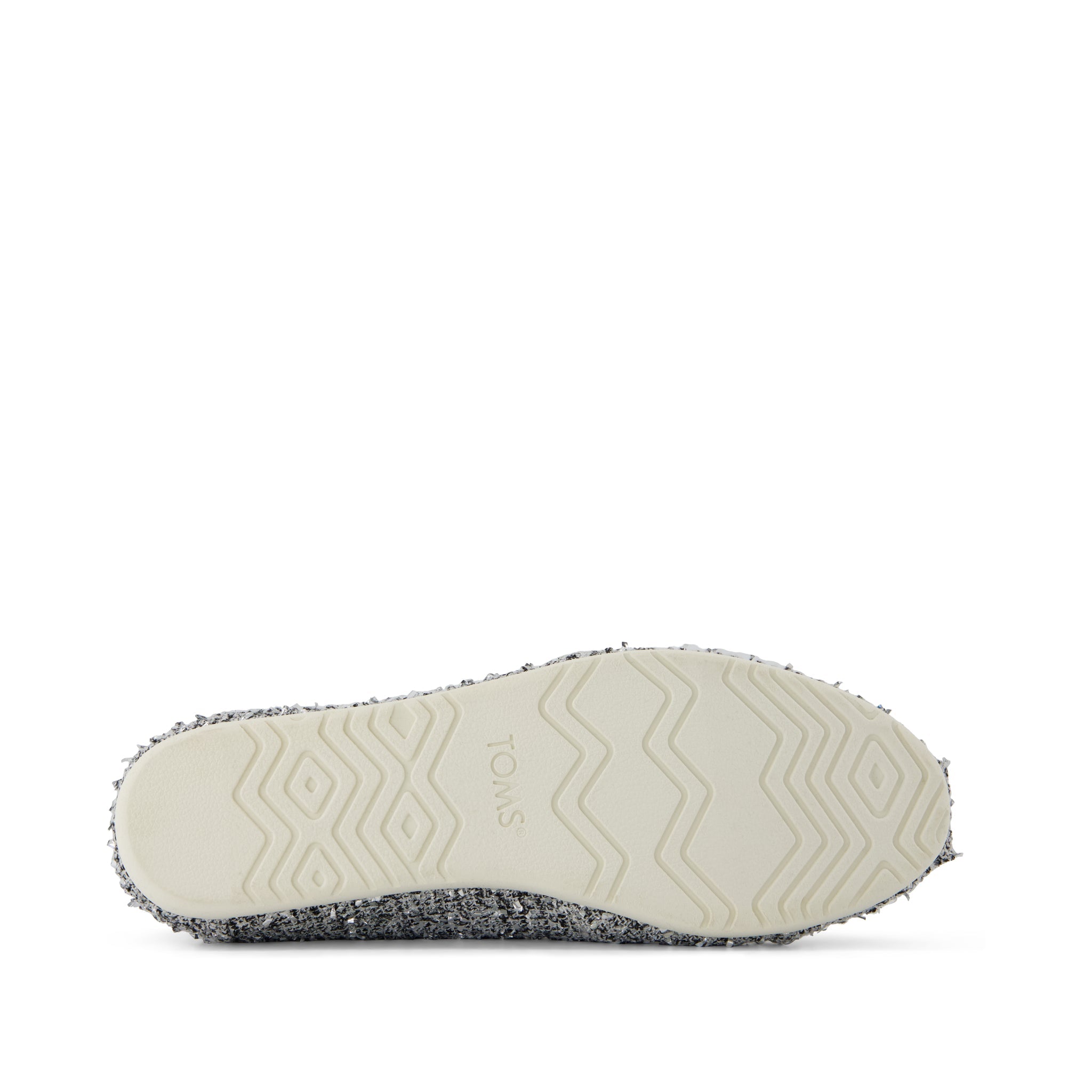 Womens Alpargata Ballet Flat Metallic Boucle - Image 4