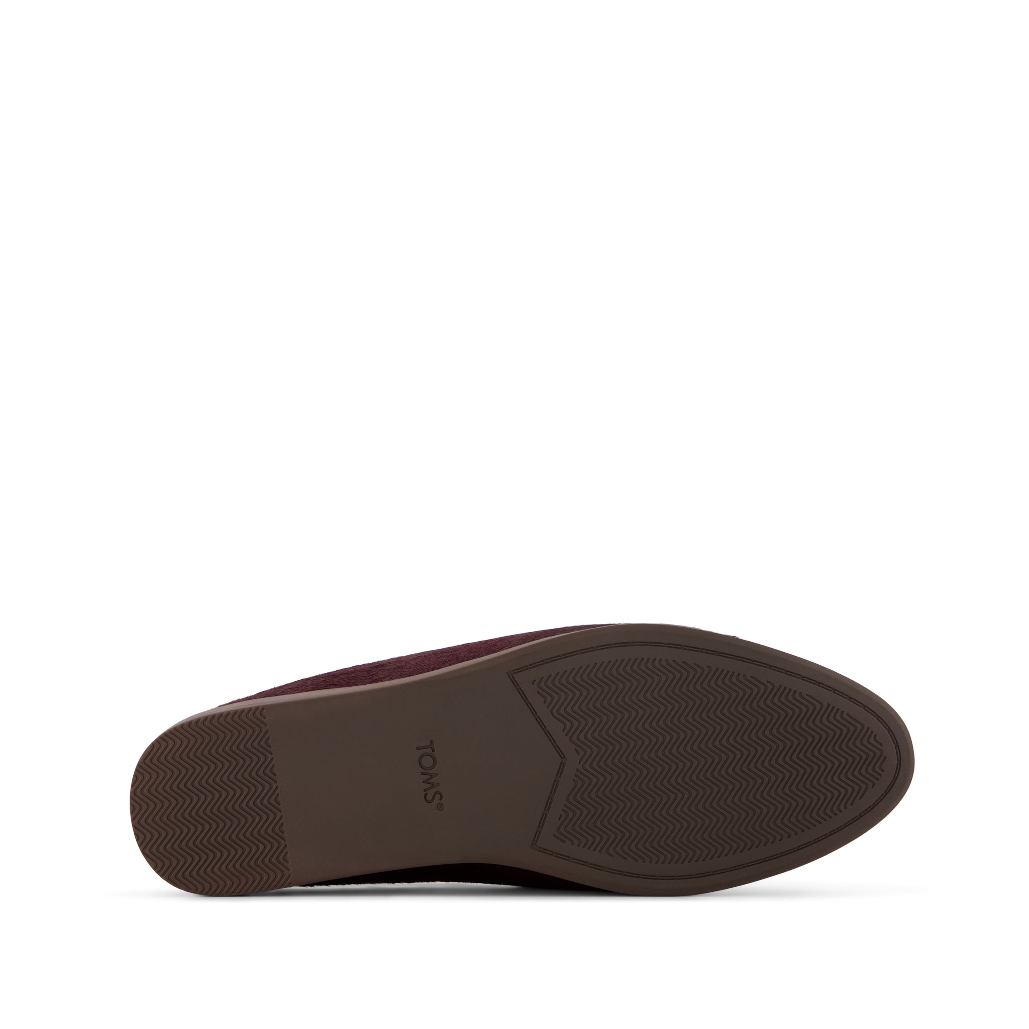 Womens Amelia Mule Dark Burgundy Hair Leather - Image 4
