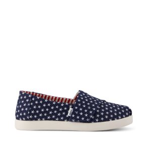 Alpargata Classic Kids Shoe Navy Stars Canvas