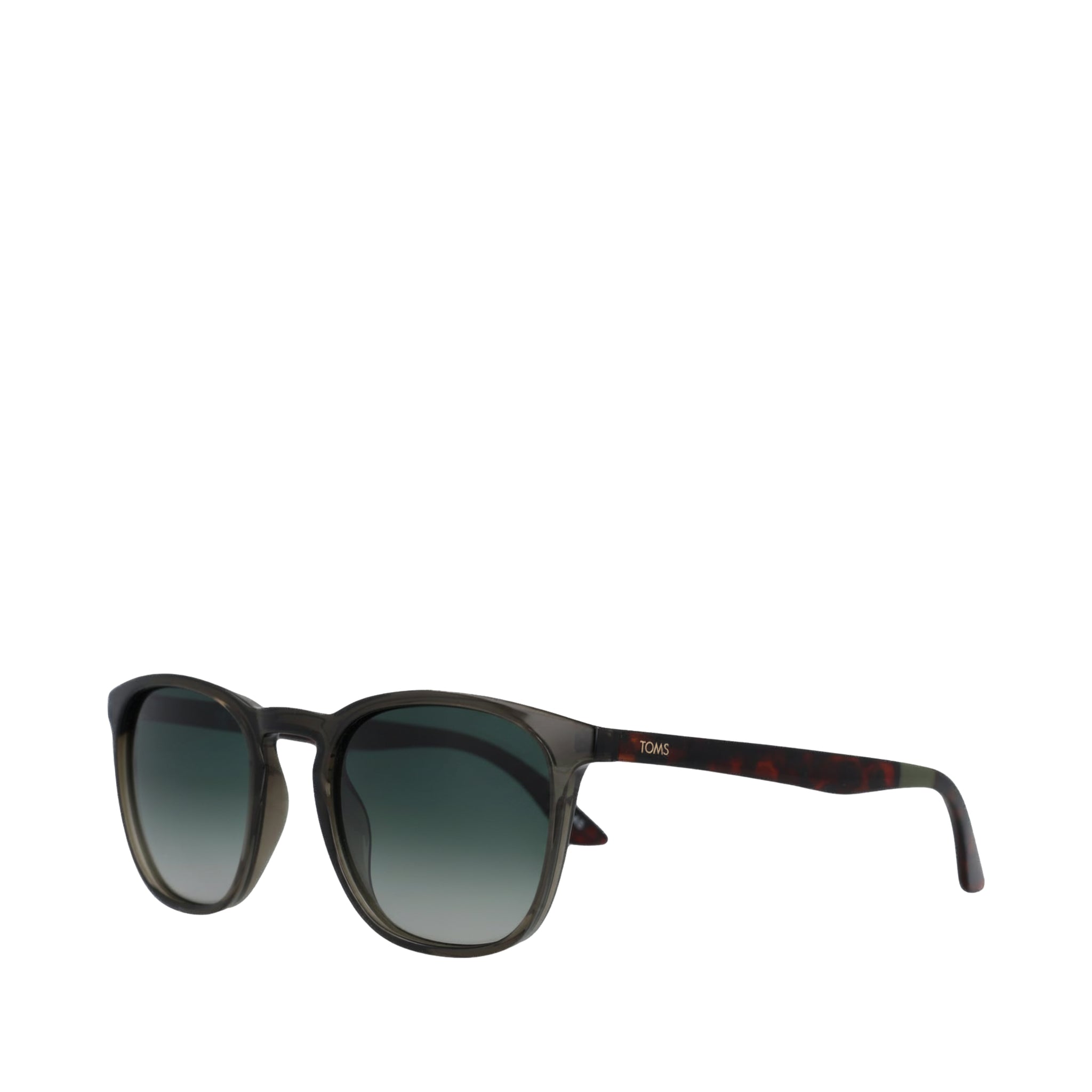 Silas Forest Green Tortoise Traveler Sunglasses - Image 2