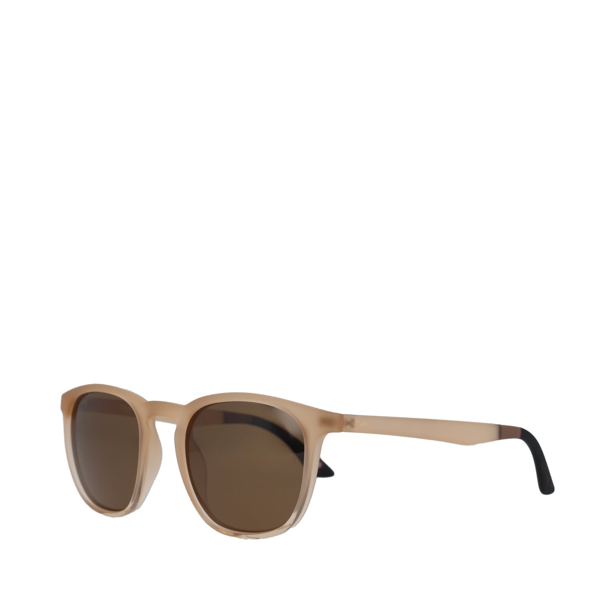 Silas Shiny Oatmilk Traveler Sunglasses - Image 2